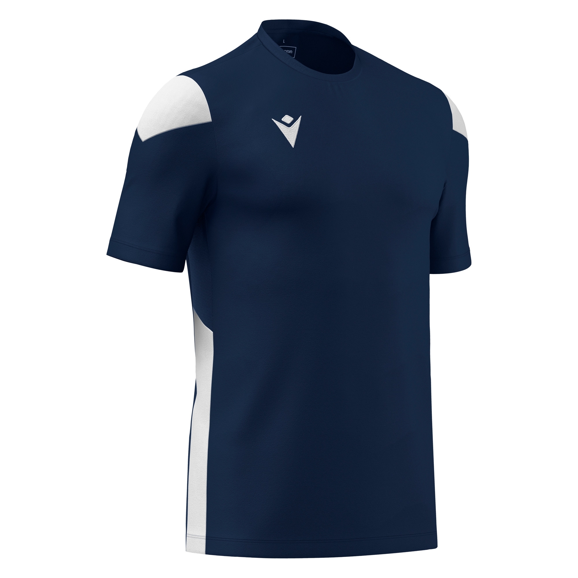 Macron Polis shirt - navy/wit, foto 3 van 6