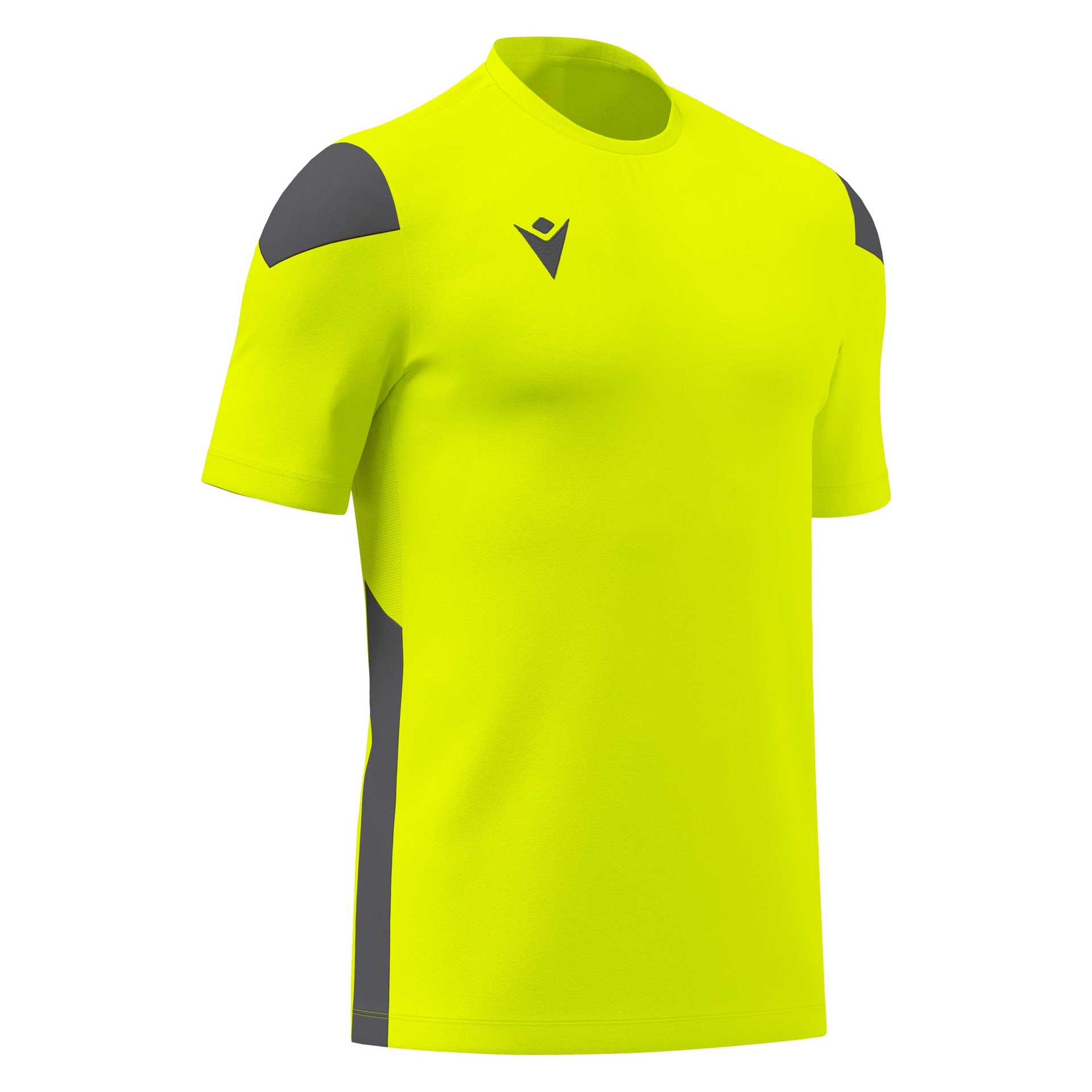 Macron Polis shirt - neon geel, foto 3 van 6