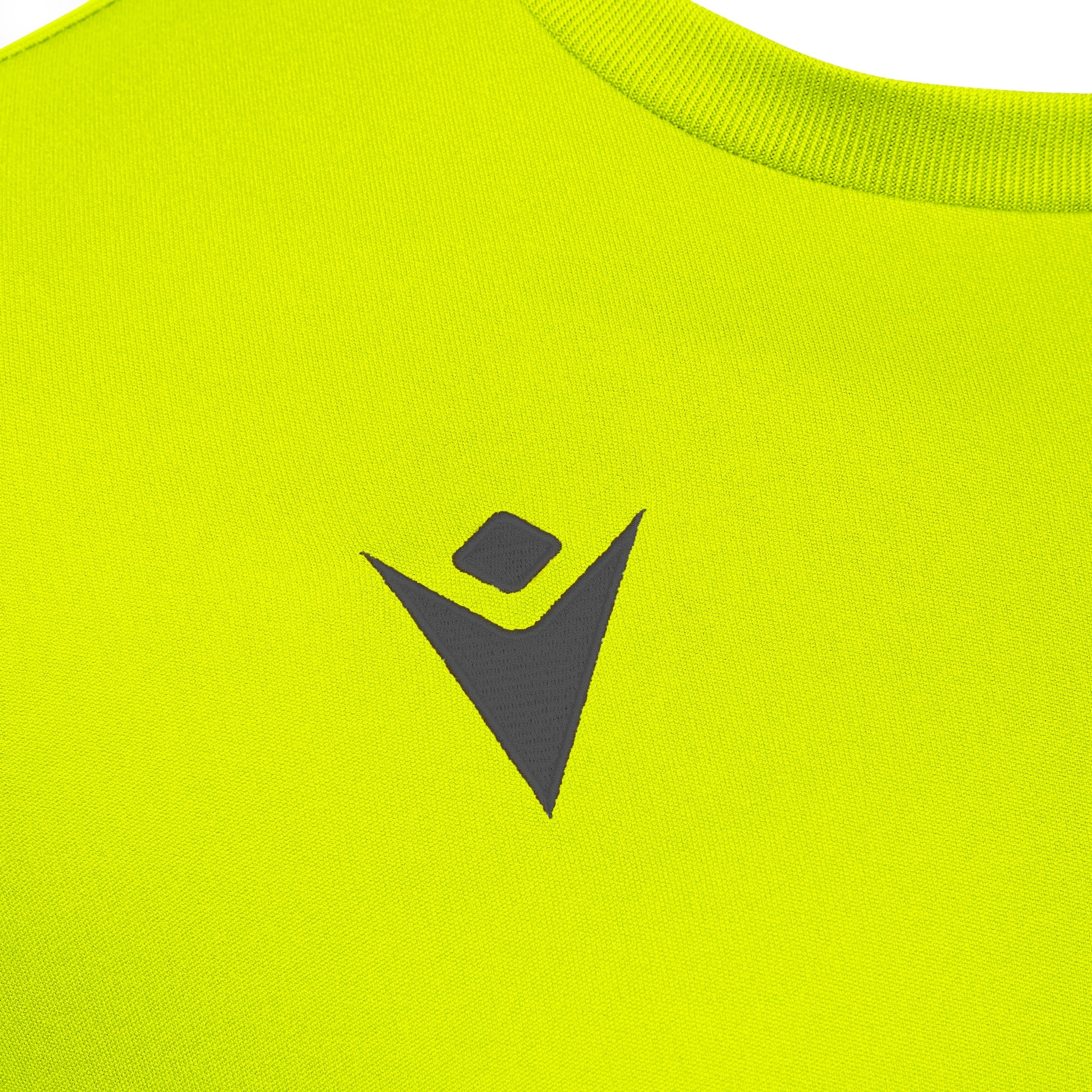 Macron Polis shirt - neon geel, foto 6 van 6