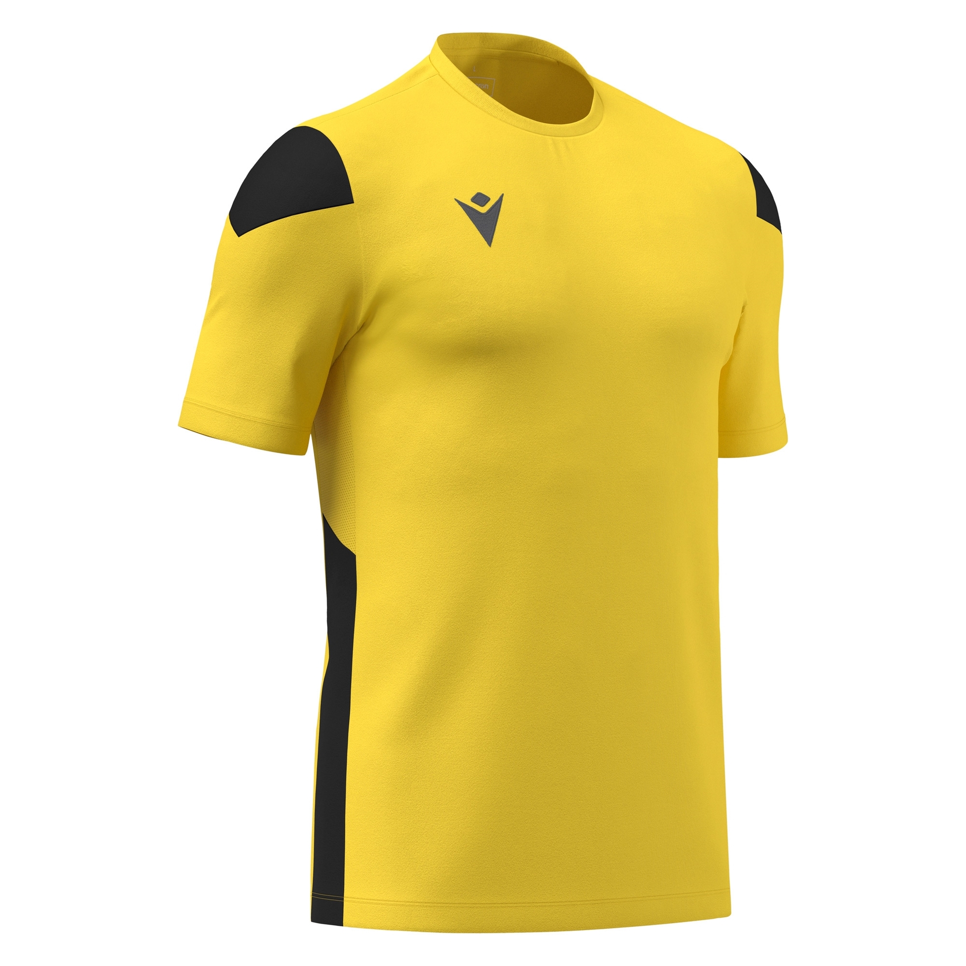 Macron Polis shirt - geel/zwart, foto 3 van 6