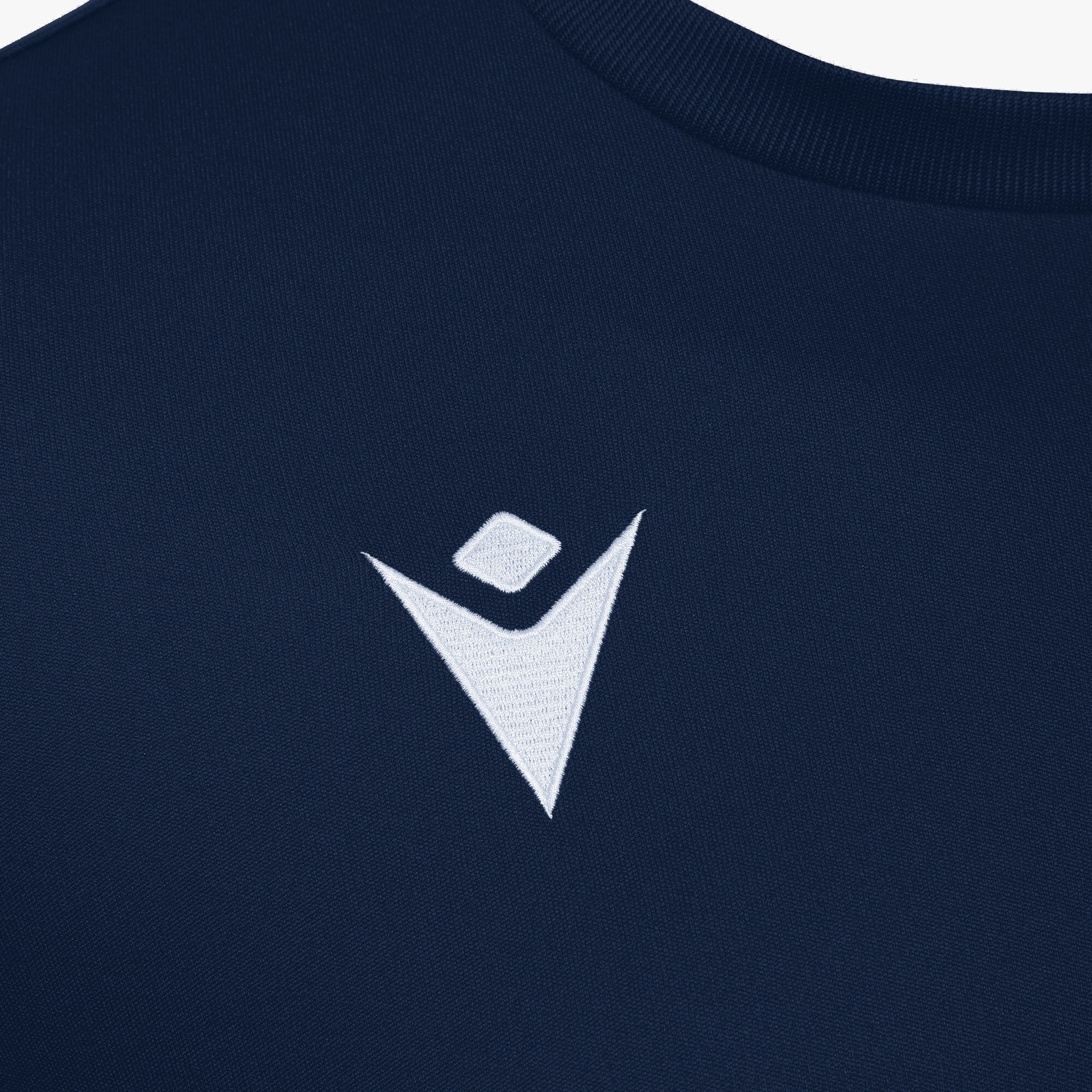Macron Polis shirt - navy/rood, foto 4 van 6