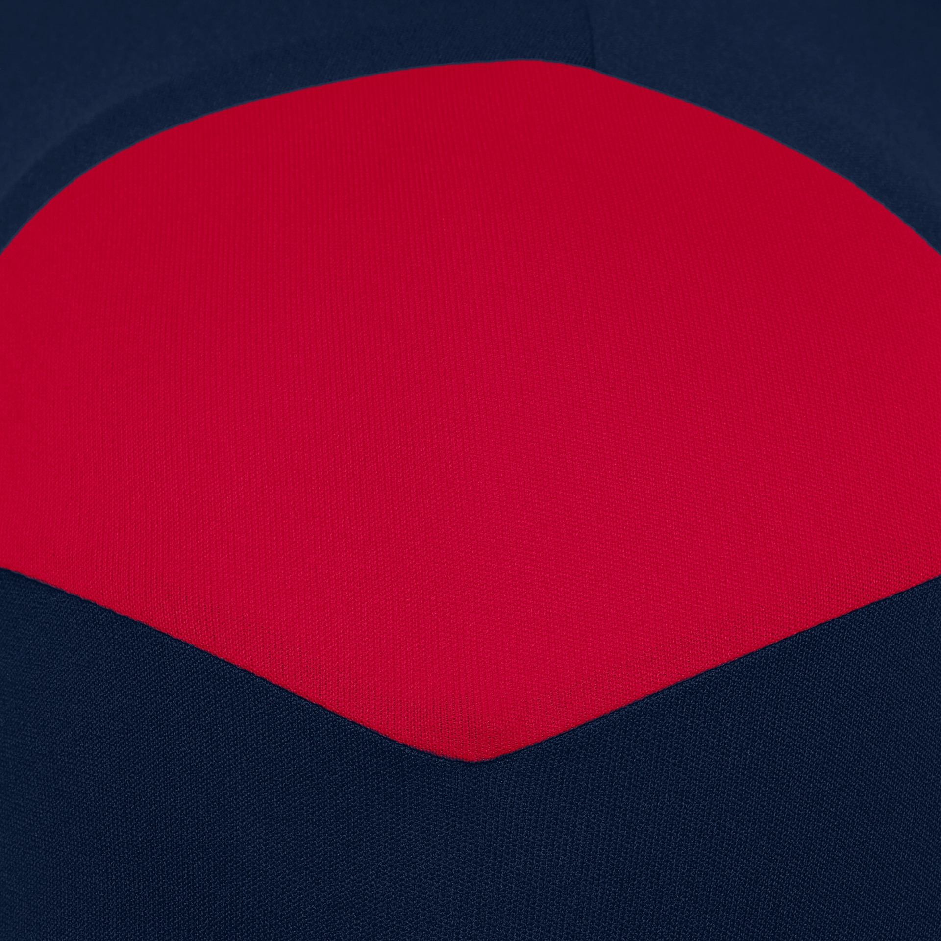Macron Polis shirt - navy/rood, foto 5 van 6