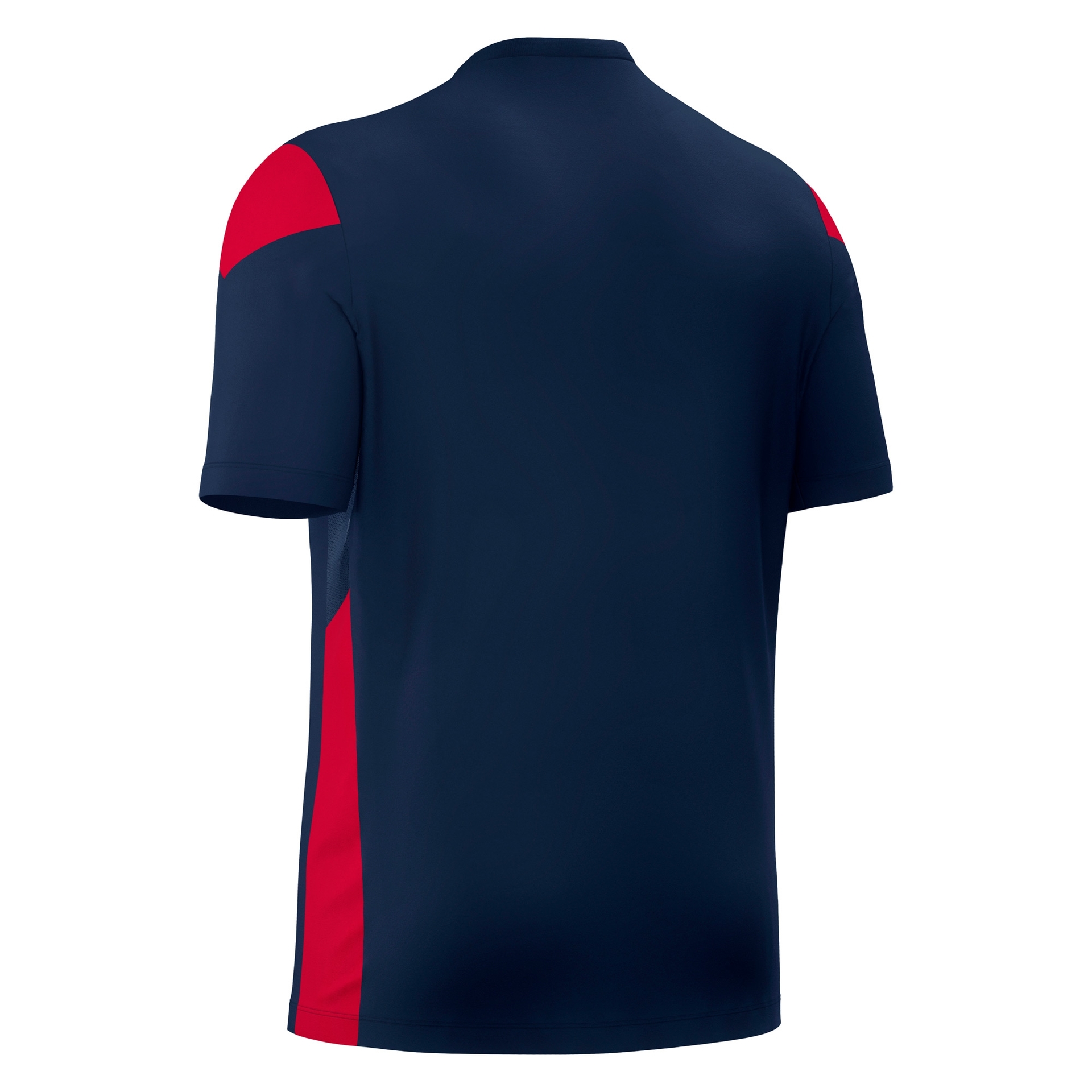 Macron Polis shirt - navy/rood, foto 6 van 6