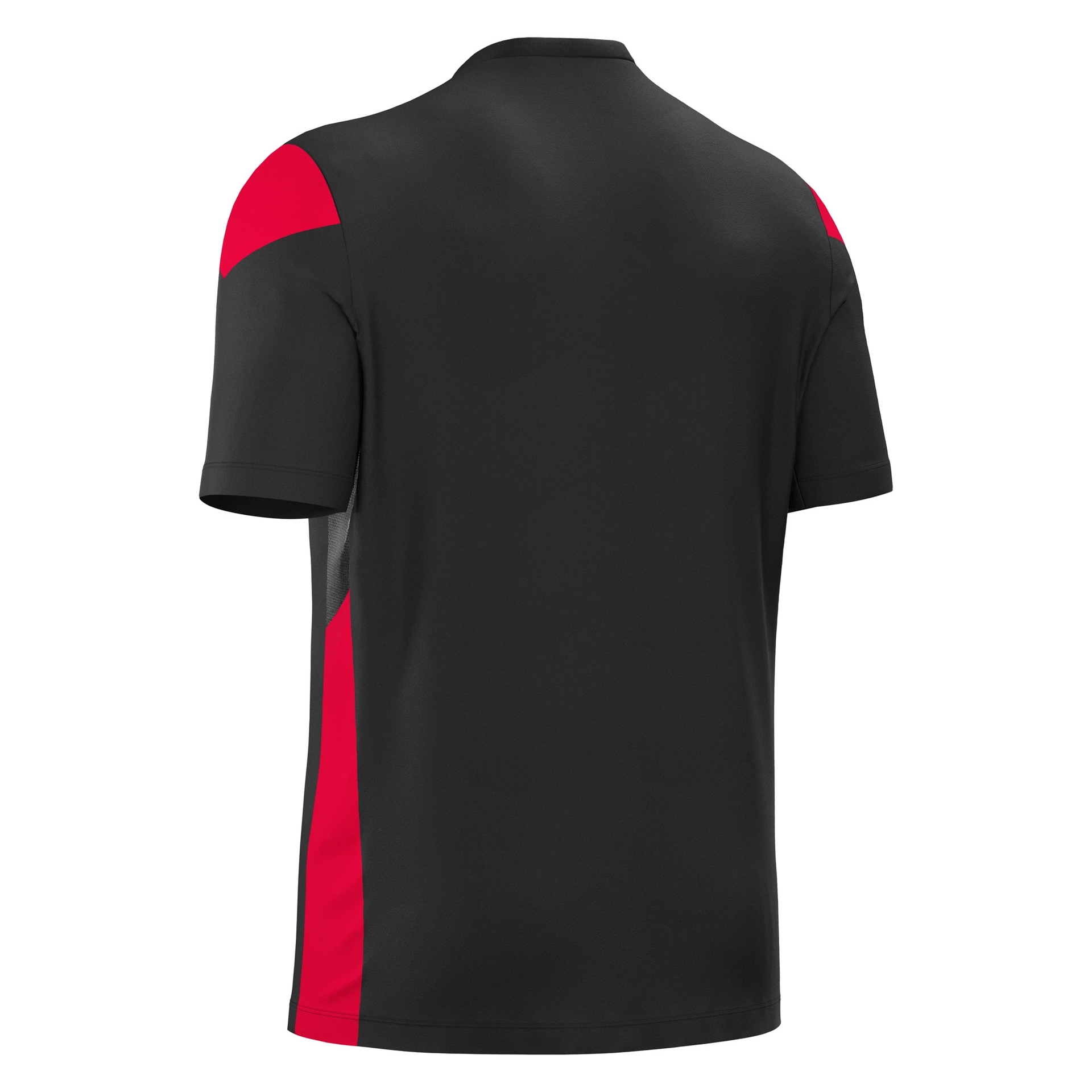 Macron Polis shirt - zwart/rood, foto 2 van 6