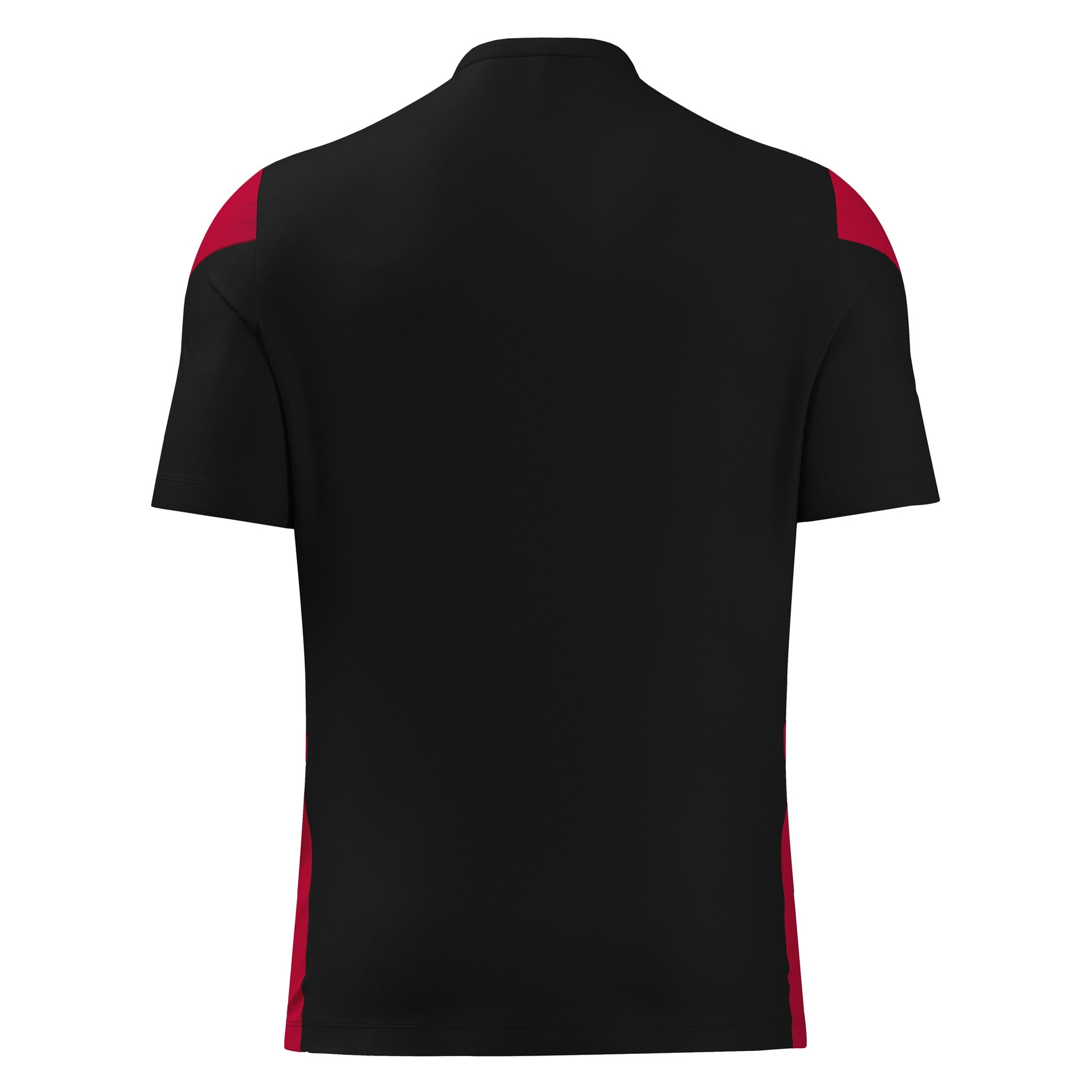 Macron Polis shirt - zwart/rood, foto 4 van 6