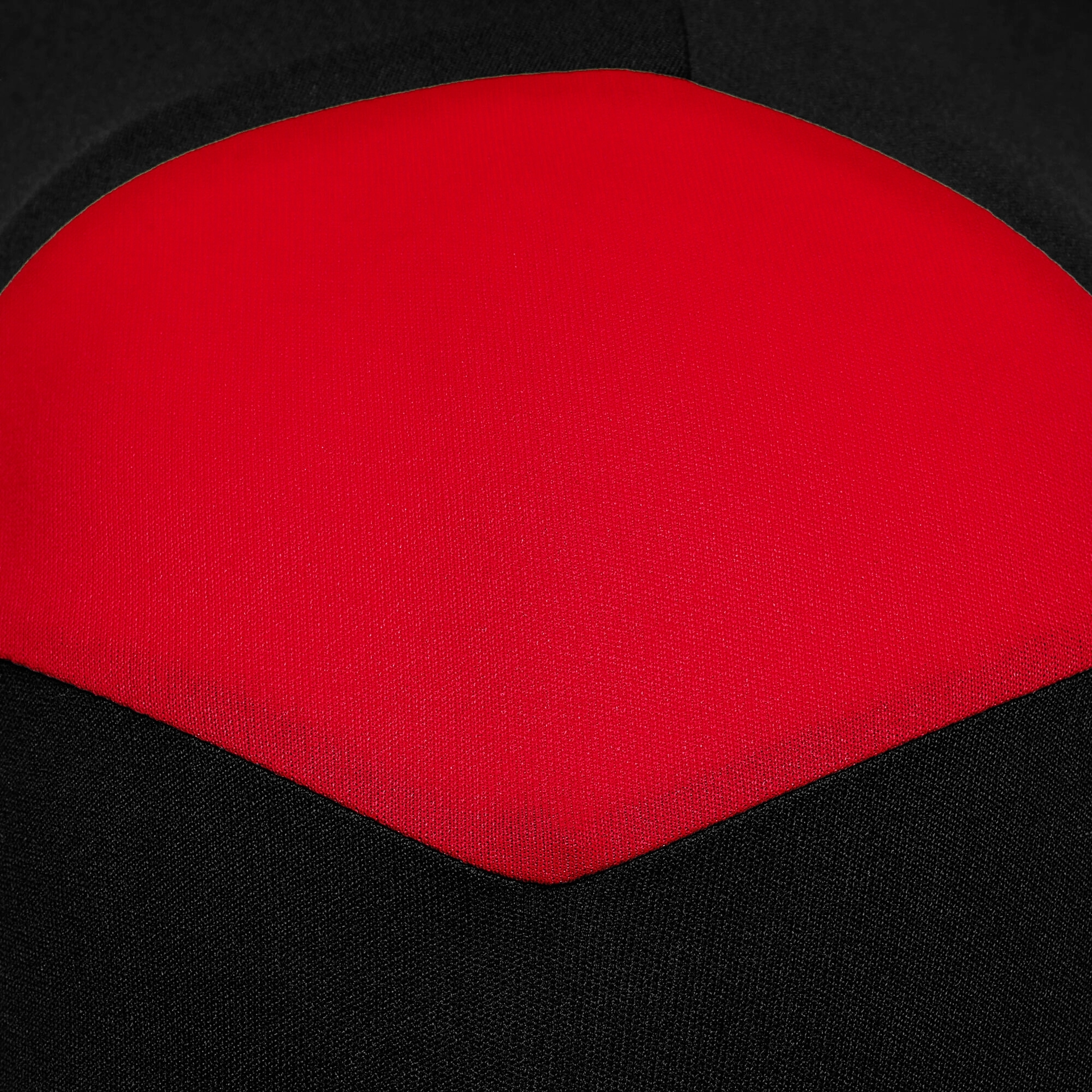 Macron Polis shirt - zwart/rood, foto 6 van 6