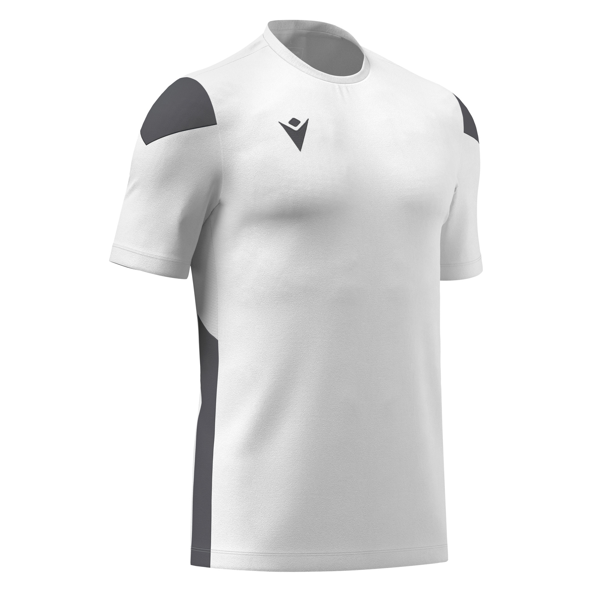 Macron Polis shirt - wit/antraciet, foto 6 van 6