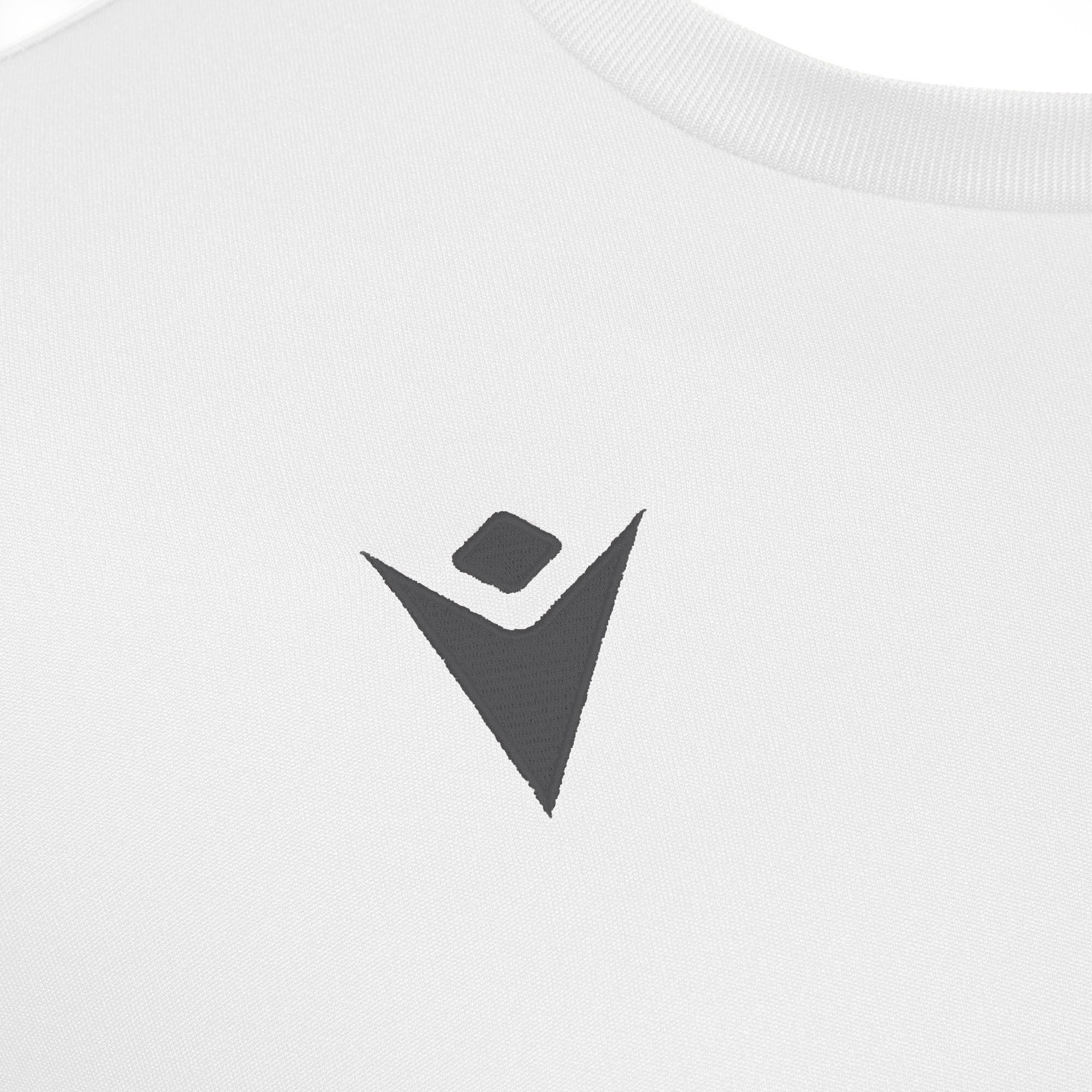 Macron Polis shirt - wit/antraciet, foto 3 van 6