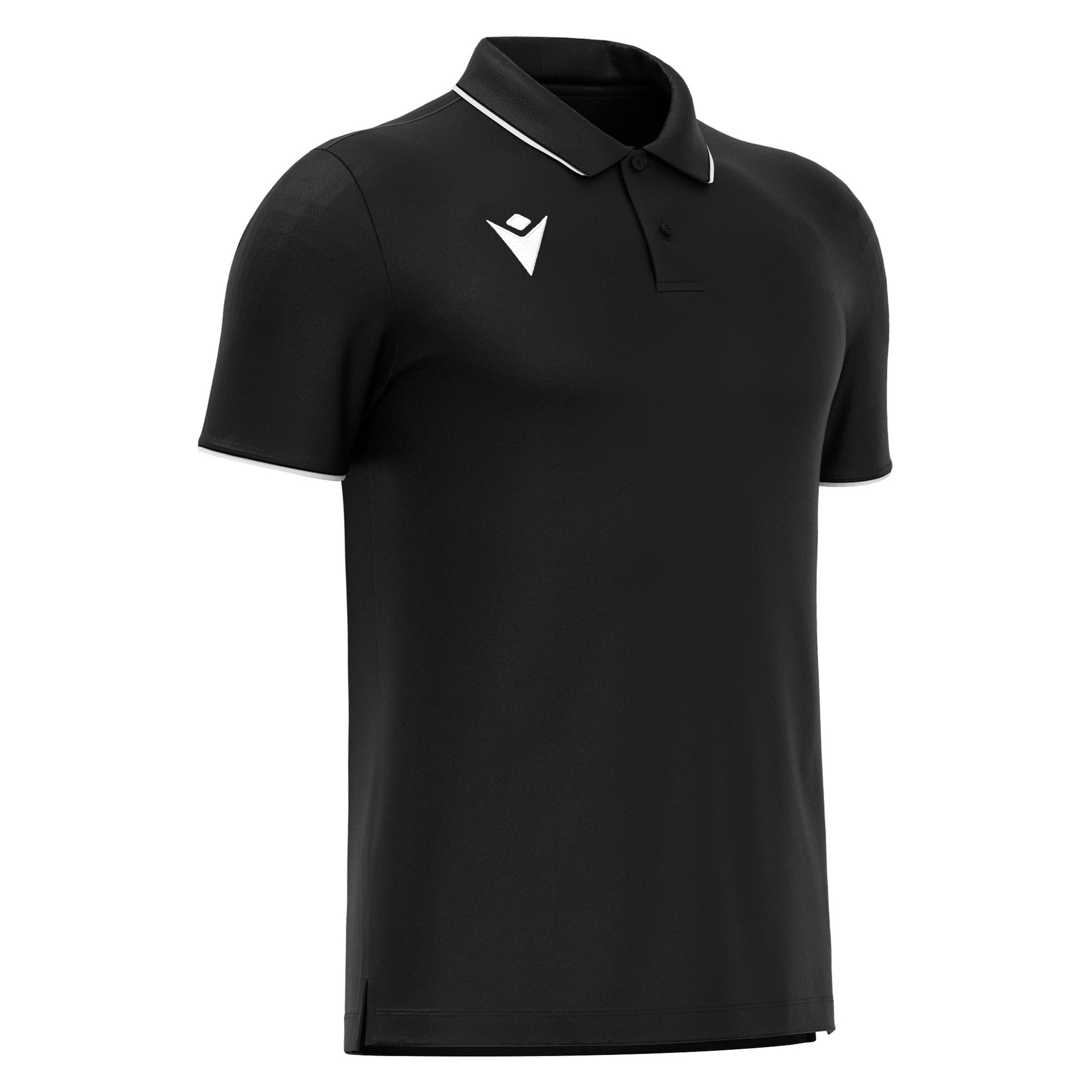 Macron Draco polo - zwart, foto 4 van 5