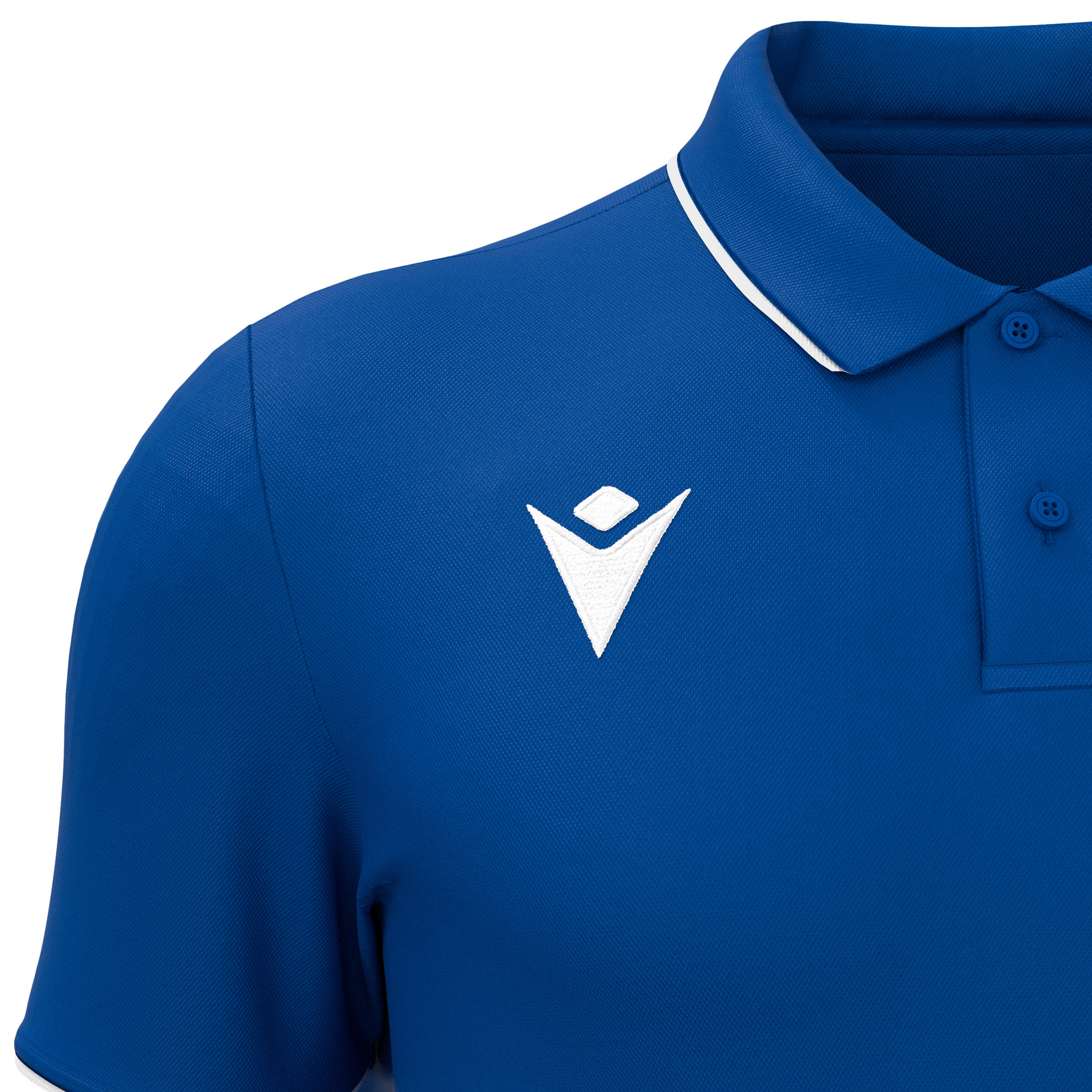 Macron Draco polo - blauw, foto 3 van 5