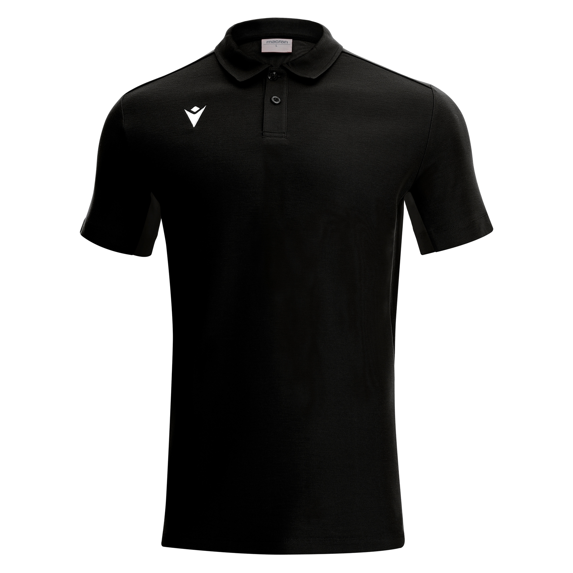 Macron Clarinet piquet polo - zwart, foto 2 van 5