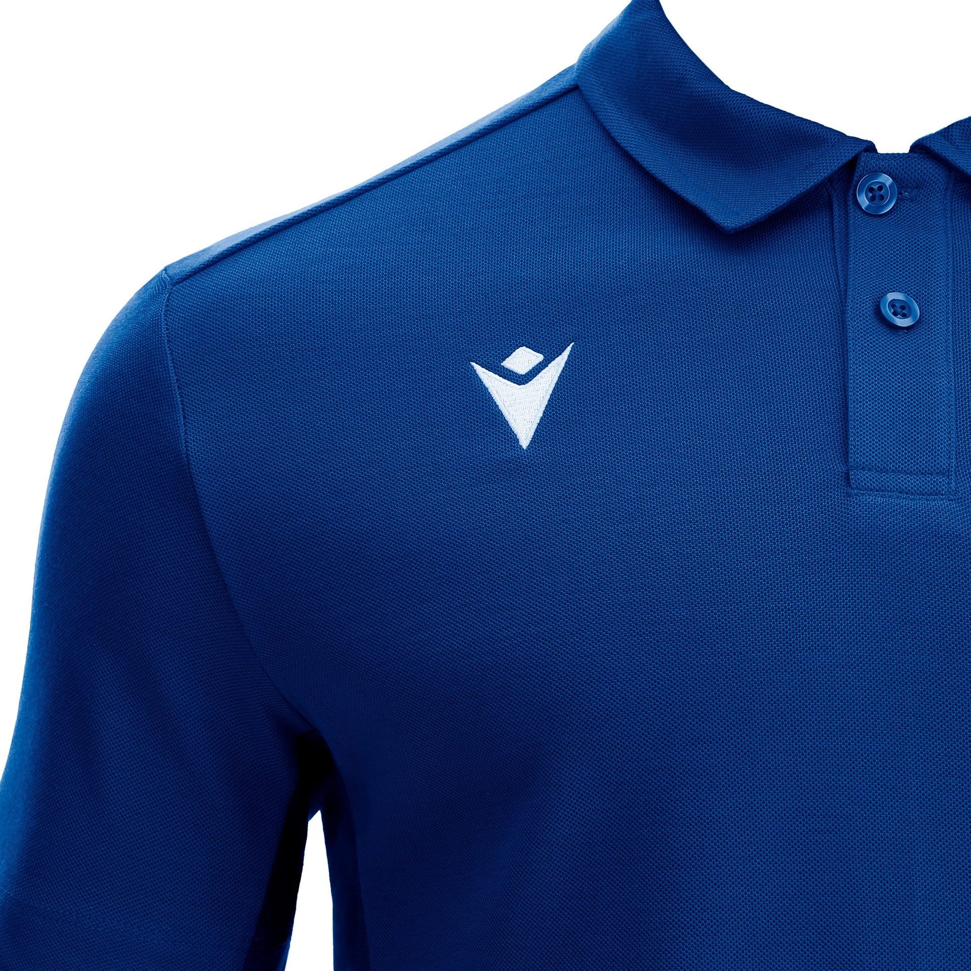 Macron Clarinet piquet polo - blauw, foto 4 van 5