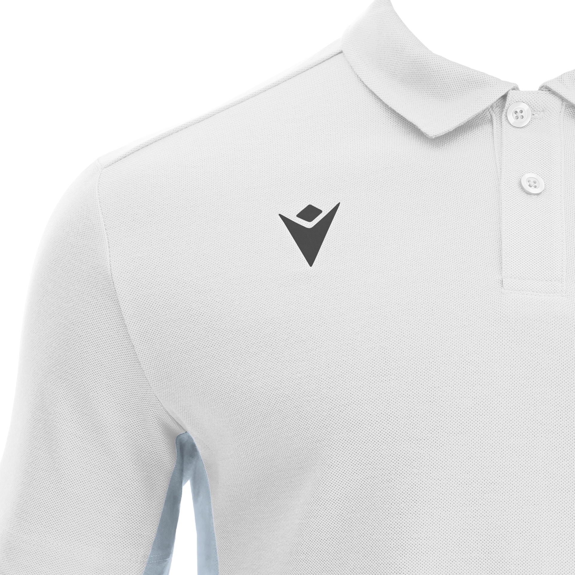 Macron Clarinet piquet polo - wit, foto 4 van 5