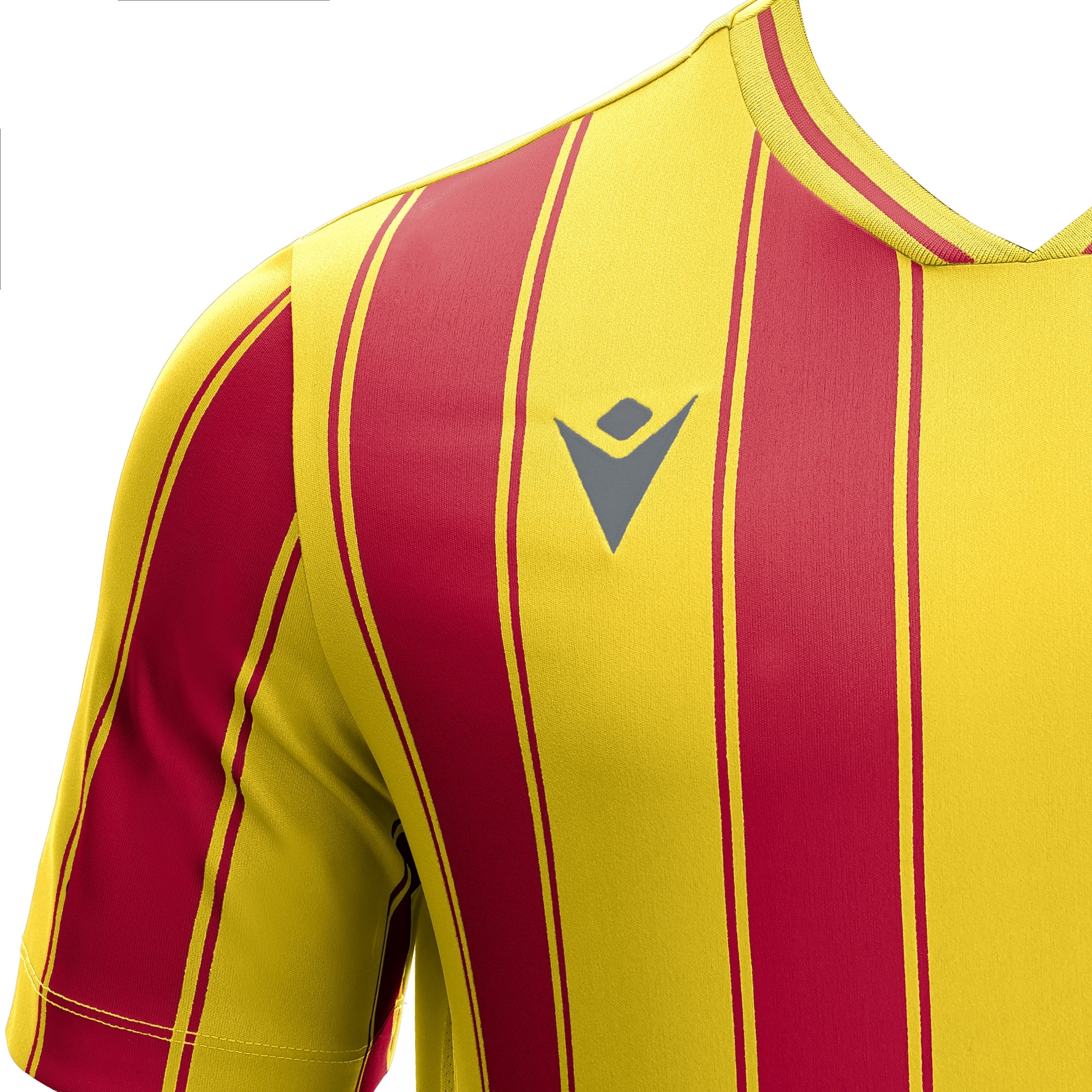 Macron Sceptrum shirt - geel/rood, foto 5 van 6