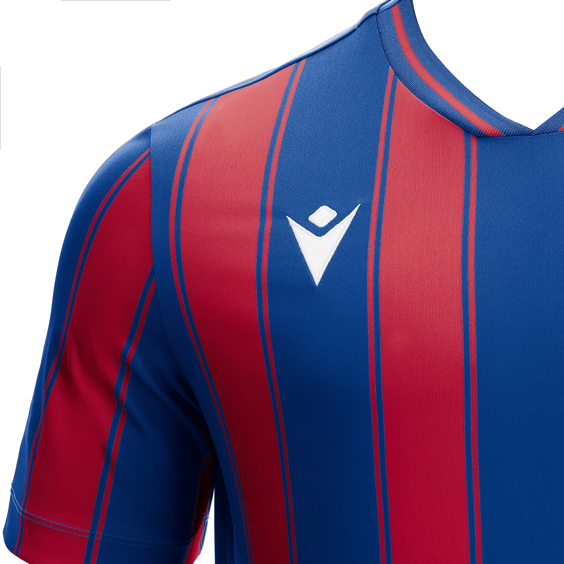 Macron Sceptrum shirt - blauw/rood, foto 5 van 6