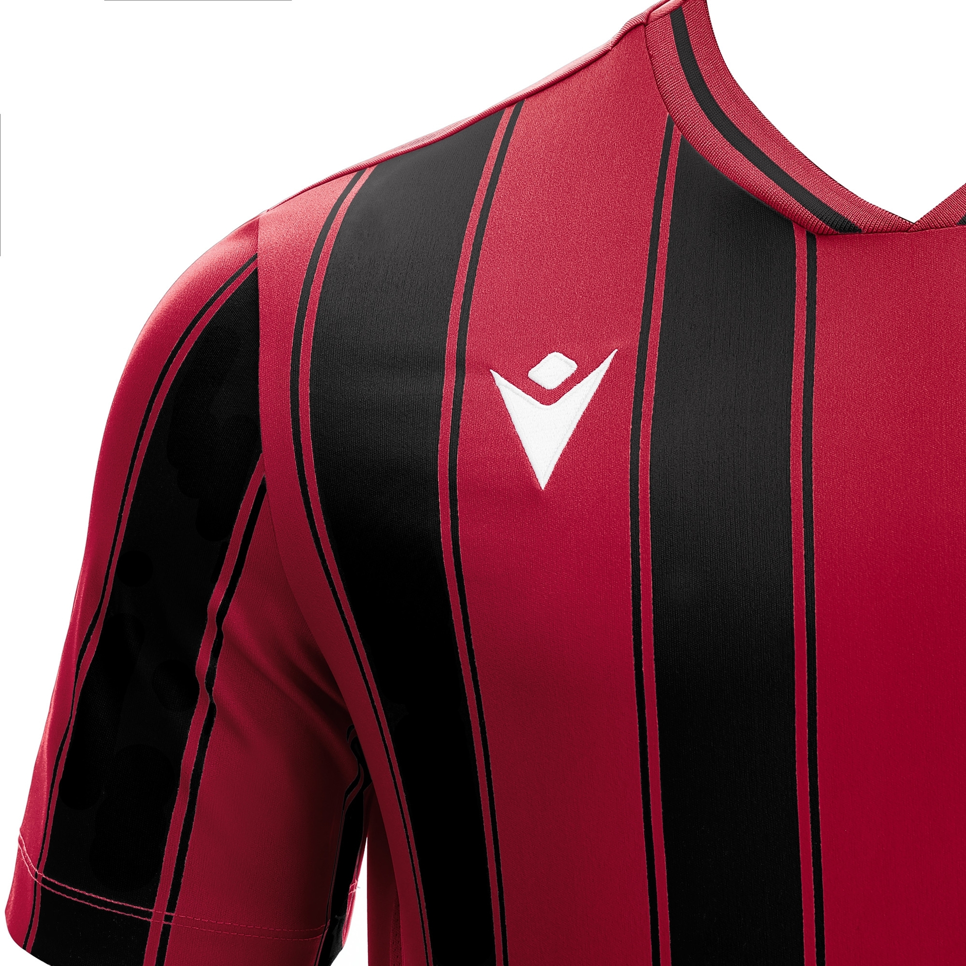 Macron Sceptrum shirt - rood/zwart, foto 3 van 6