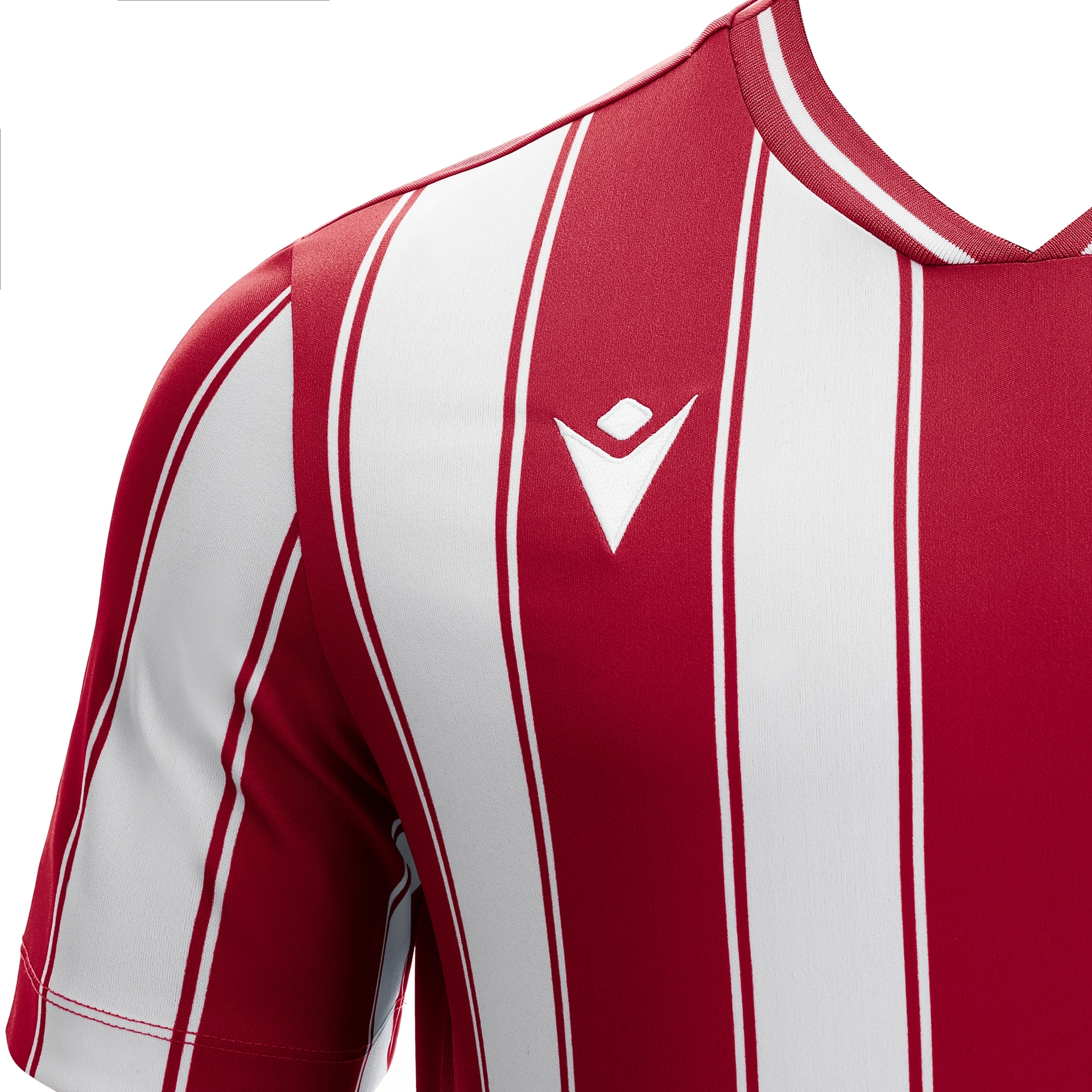 Macron Sceptrum shirt - rood/wit, foto 3 van 6