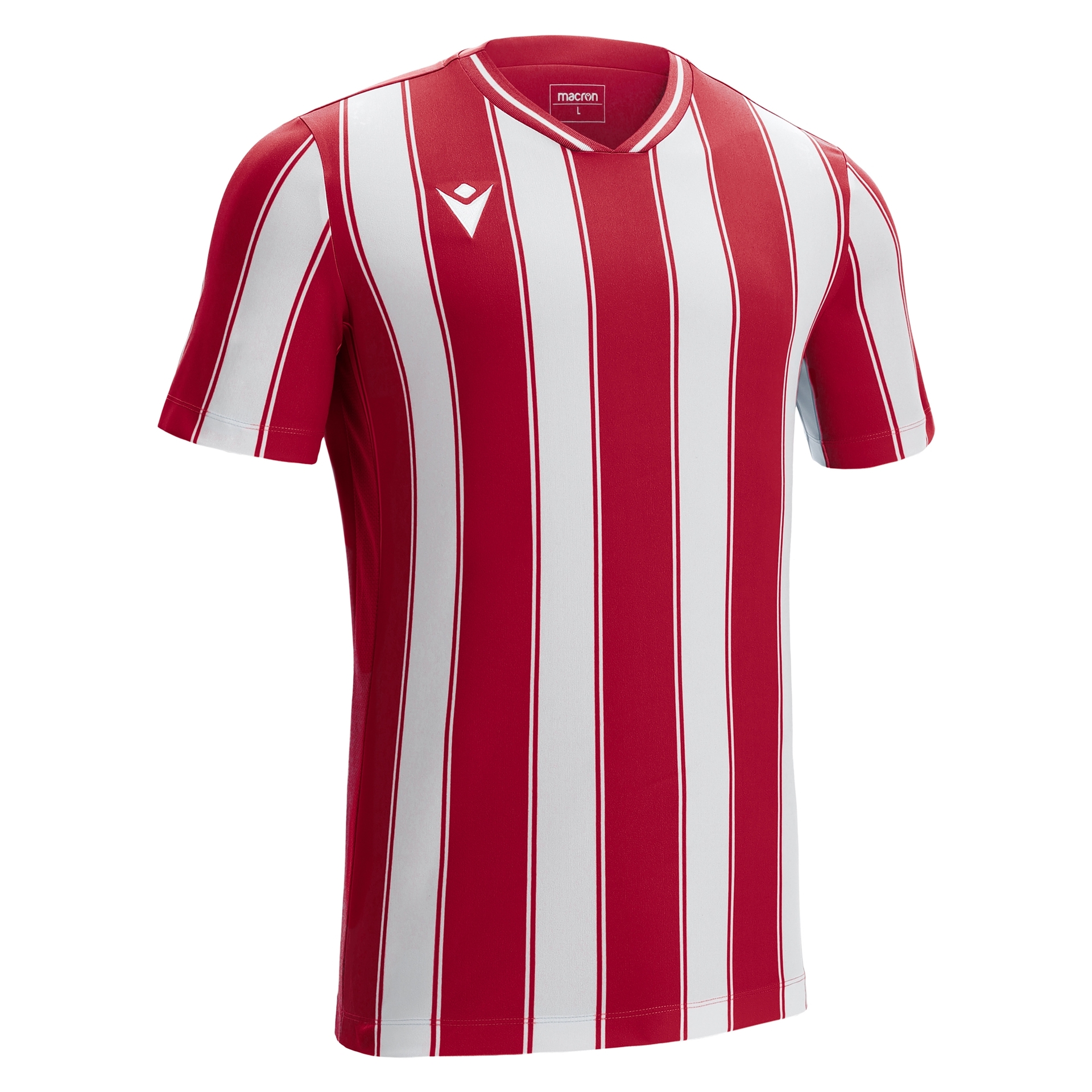 Macron Sceptrum shirt - rood/wit, foto 5 van 6