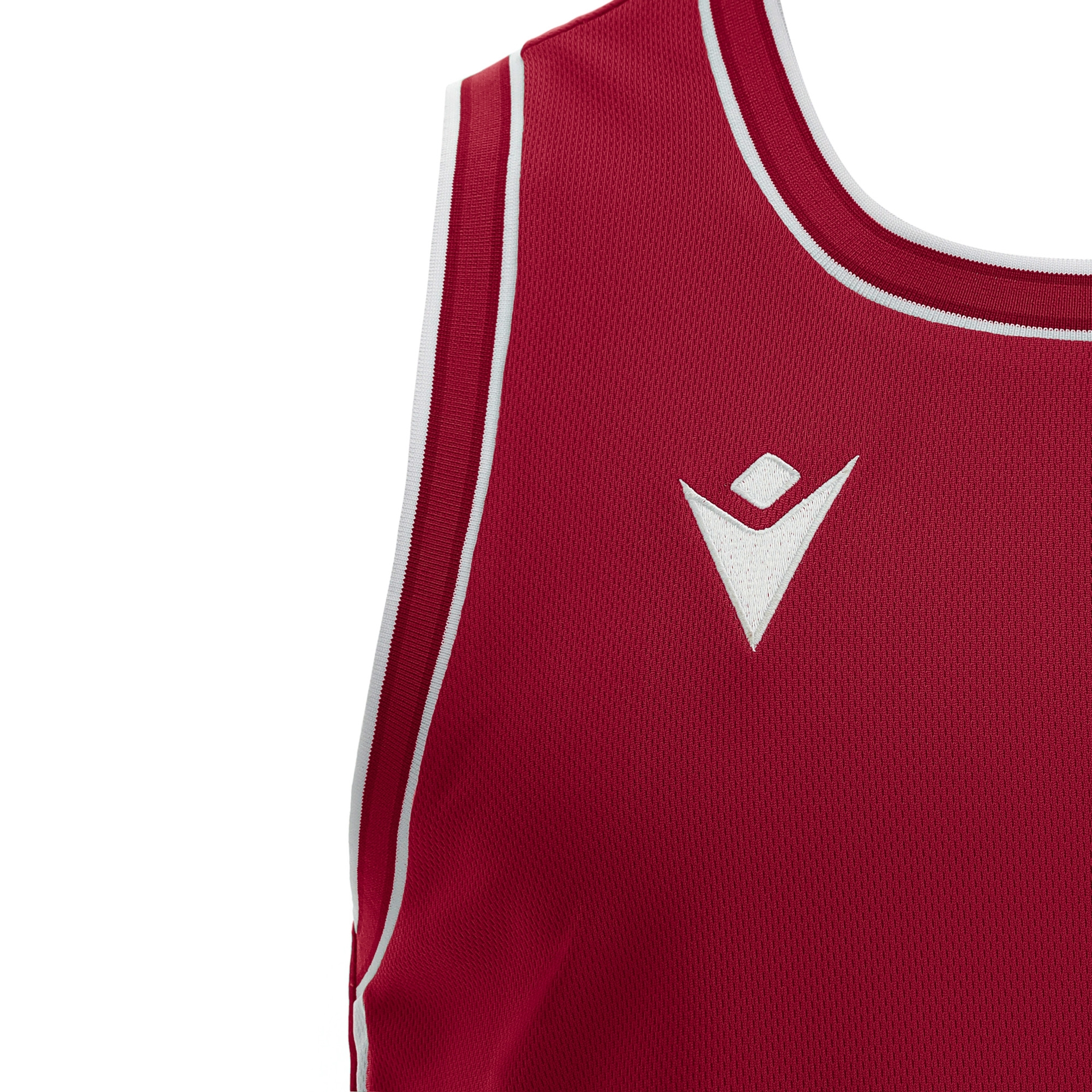 Macron Plutonium basketbalshirt - rood, foto 4 van 4
