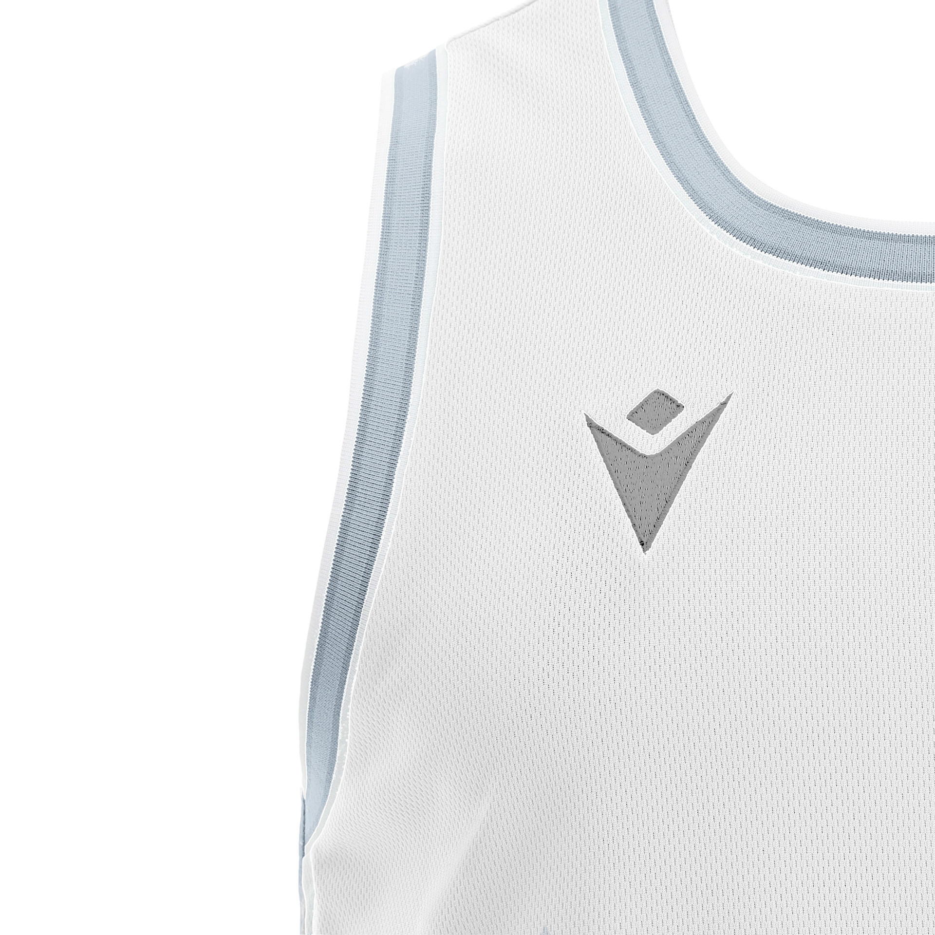 Macron Plutonium basketbalshirt - wit, foto 4 van 4