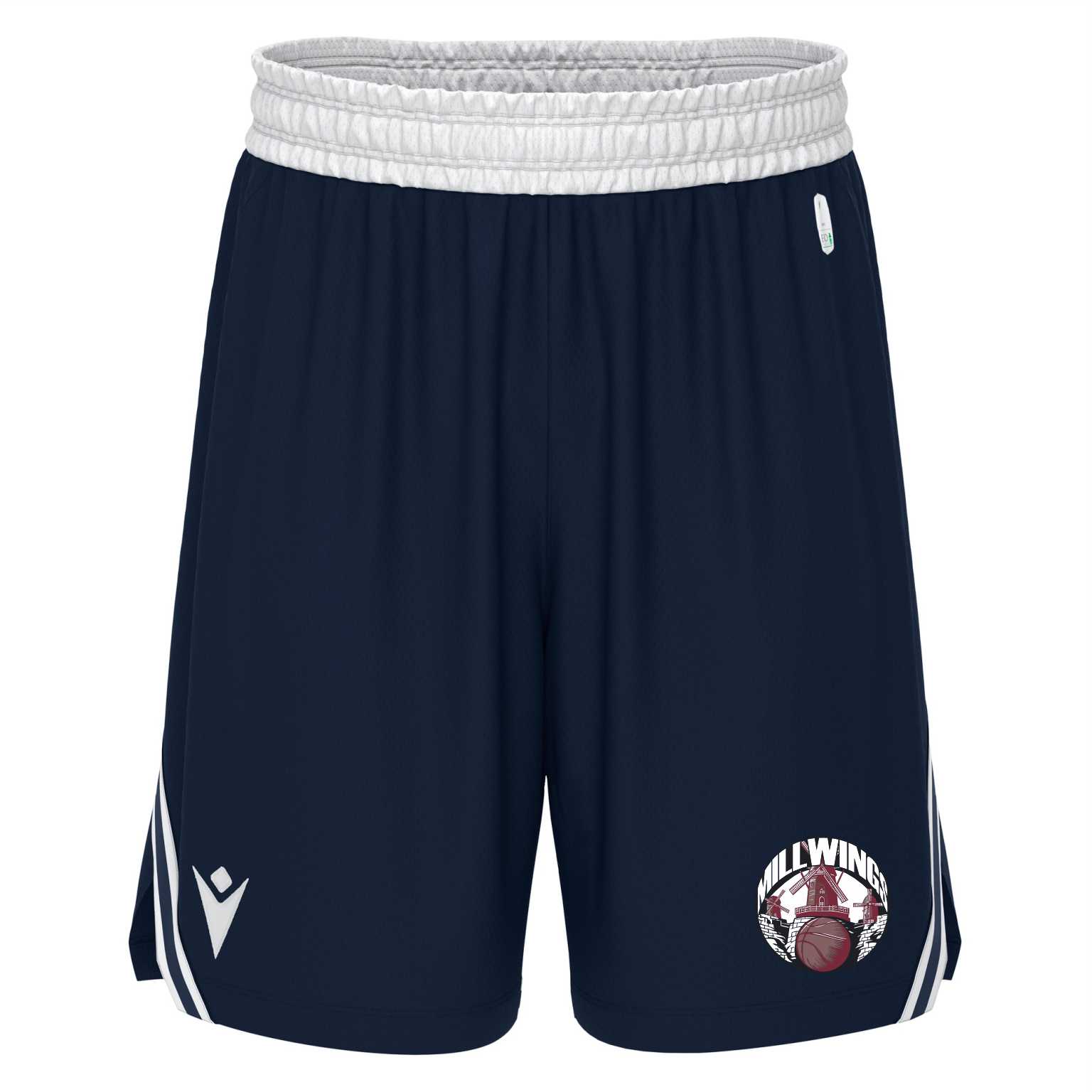 BV Millwings - Macron Kansas basketbal short - navy