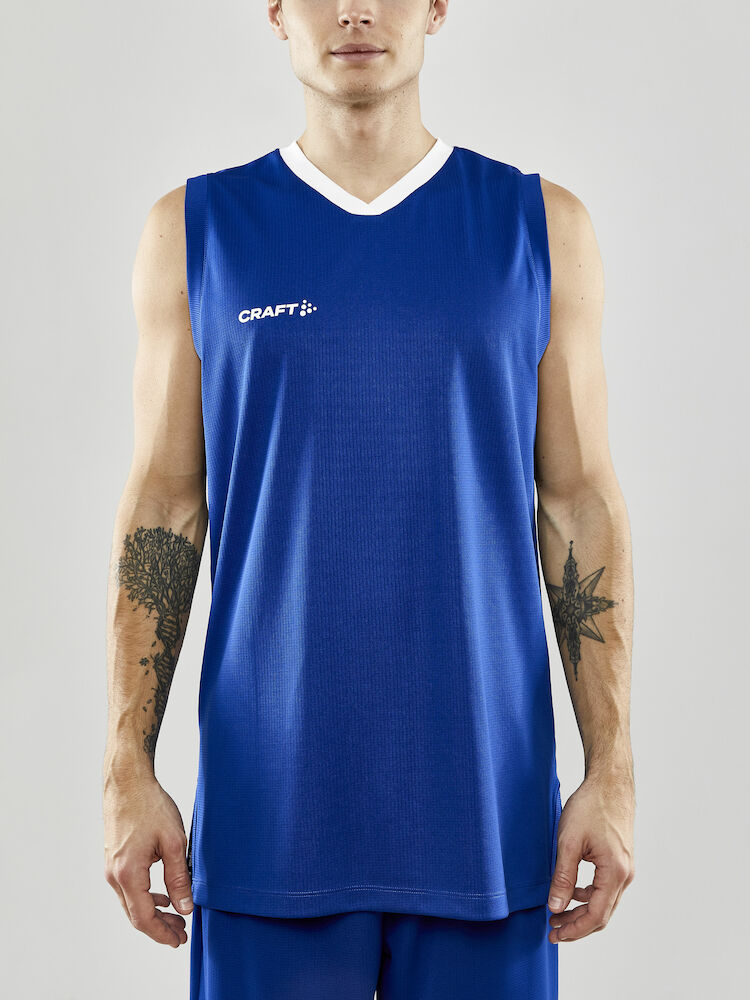 Craft Progress basketbalshirt - blauw, foto 3 van 6