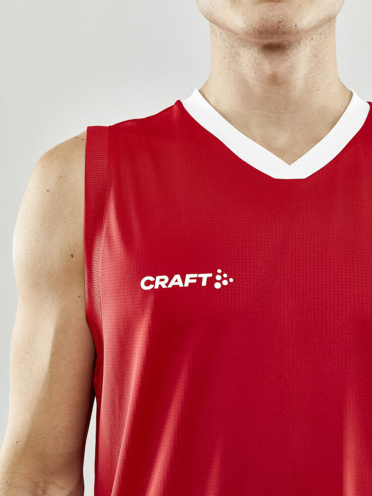 Craft Progress basketbalshirt - rood, foto 5 van 6