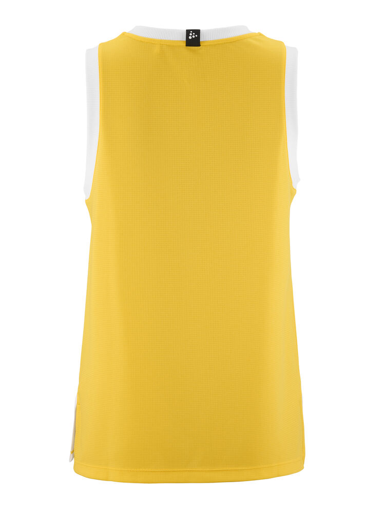 Craft Progress basketbalshirt - geel, foto 5 van 5