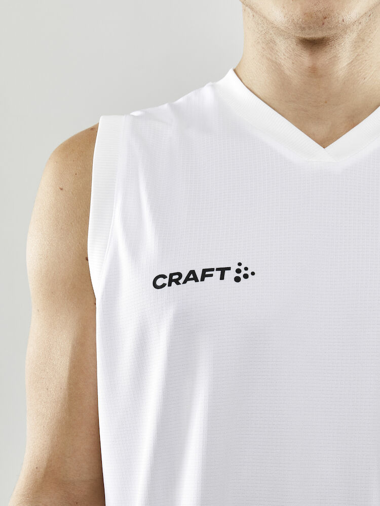 Craft Progress basketbalshirt - wit, foto 5 van 6