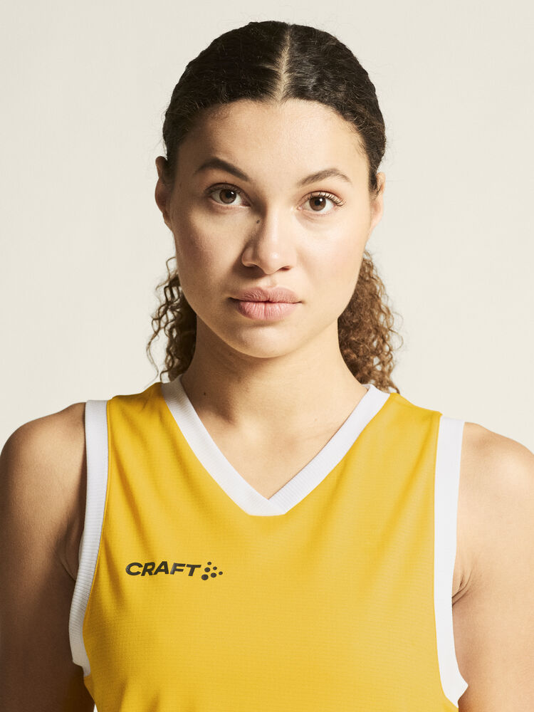 Craft Progress basketbalshirt dames - geel, foto 4 van 5