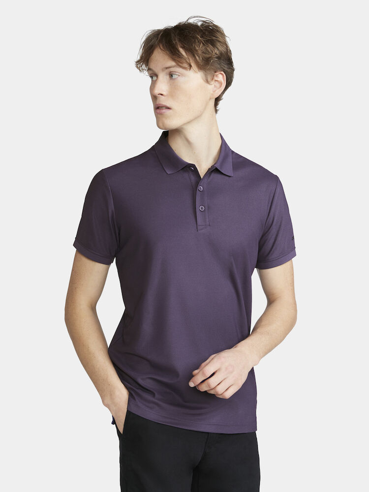 Craft Unify polo - paars, foto 3 van 4