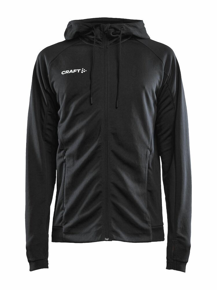 Craft Evolve hoodie full zip - zwart