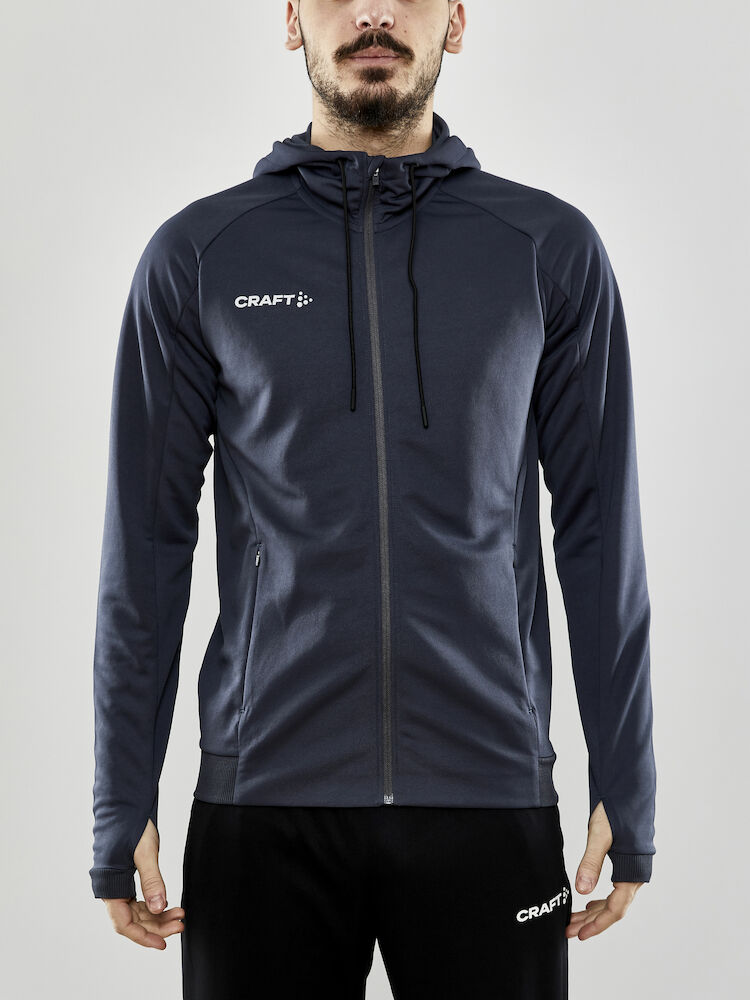 Craft Evolve hoodie full zip - grijs, foto 2 van 5