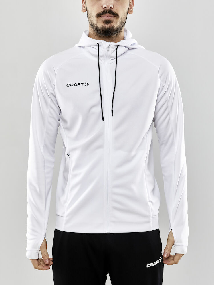Craft Evolve hoodie full zip - wit, foto 2 van 5