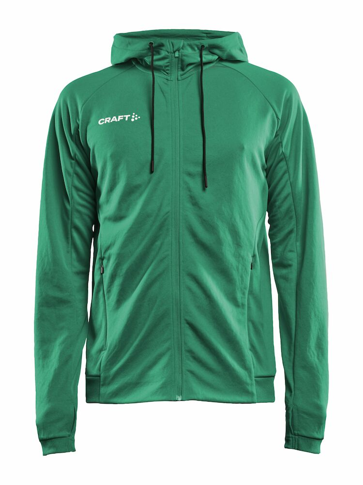 Craft Evolve hoodie full zip - groen