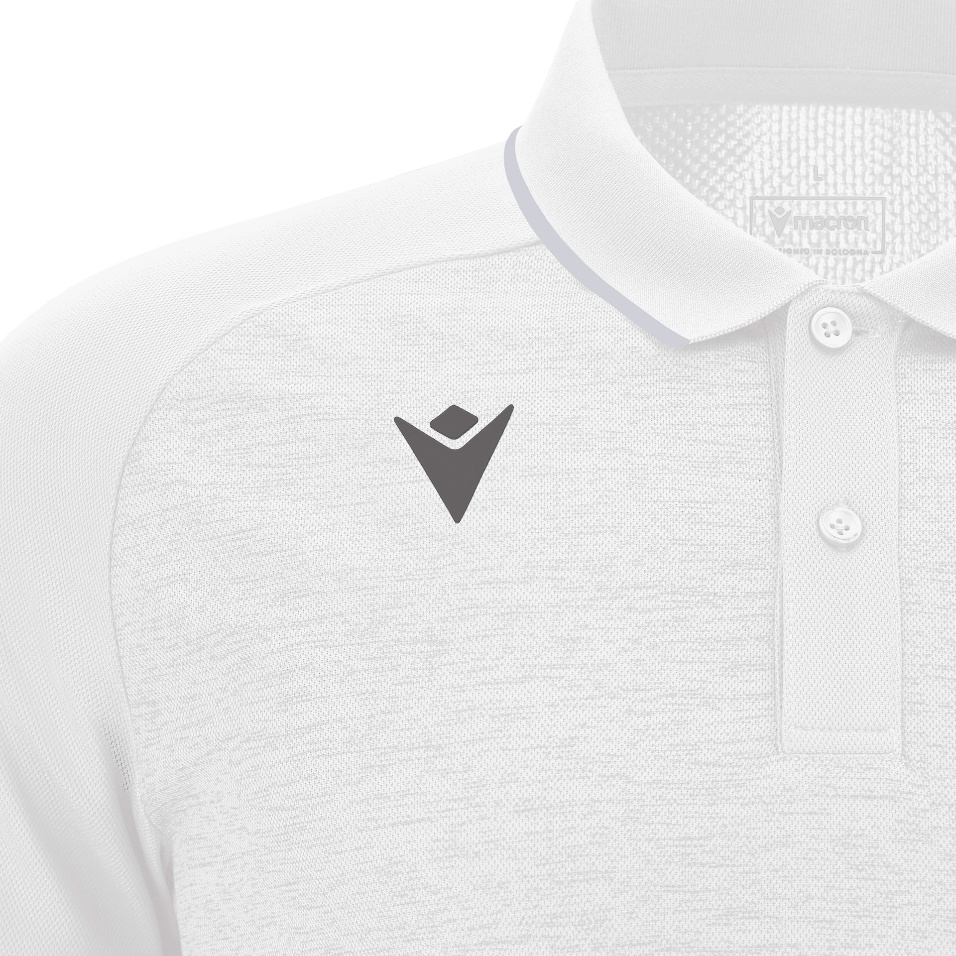 vv Bareveld - Macron Aulos polo - wit/zilver, foto 4 van 6