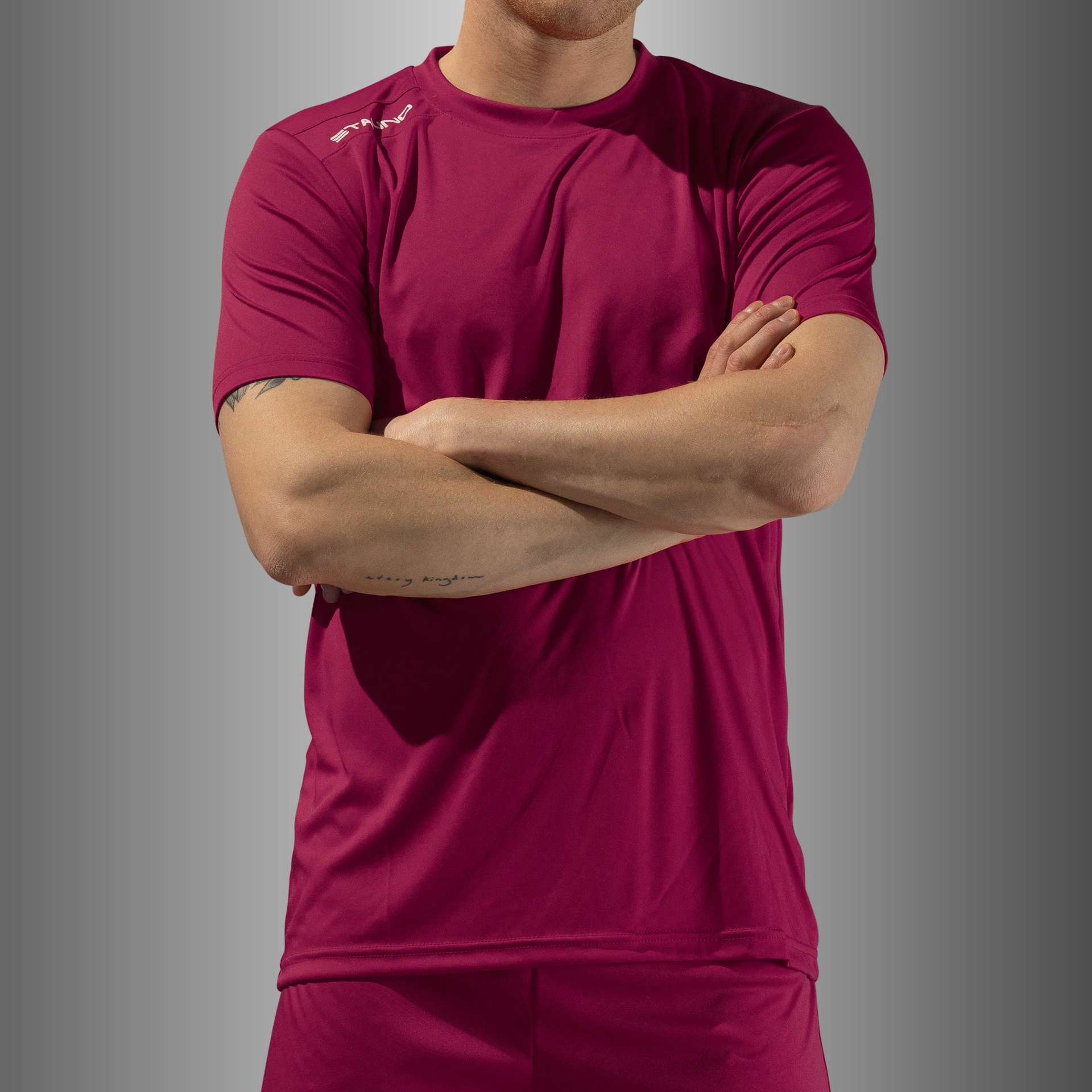 Stanno Field shirt - bordeaux rood, foto 2 van 6
