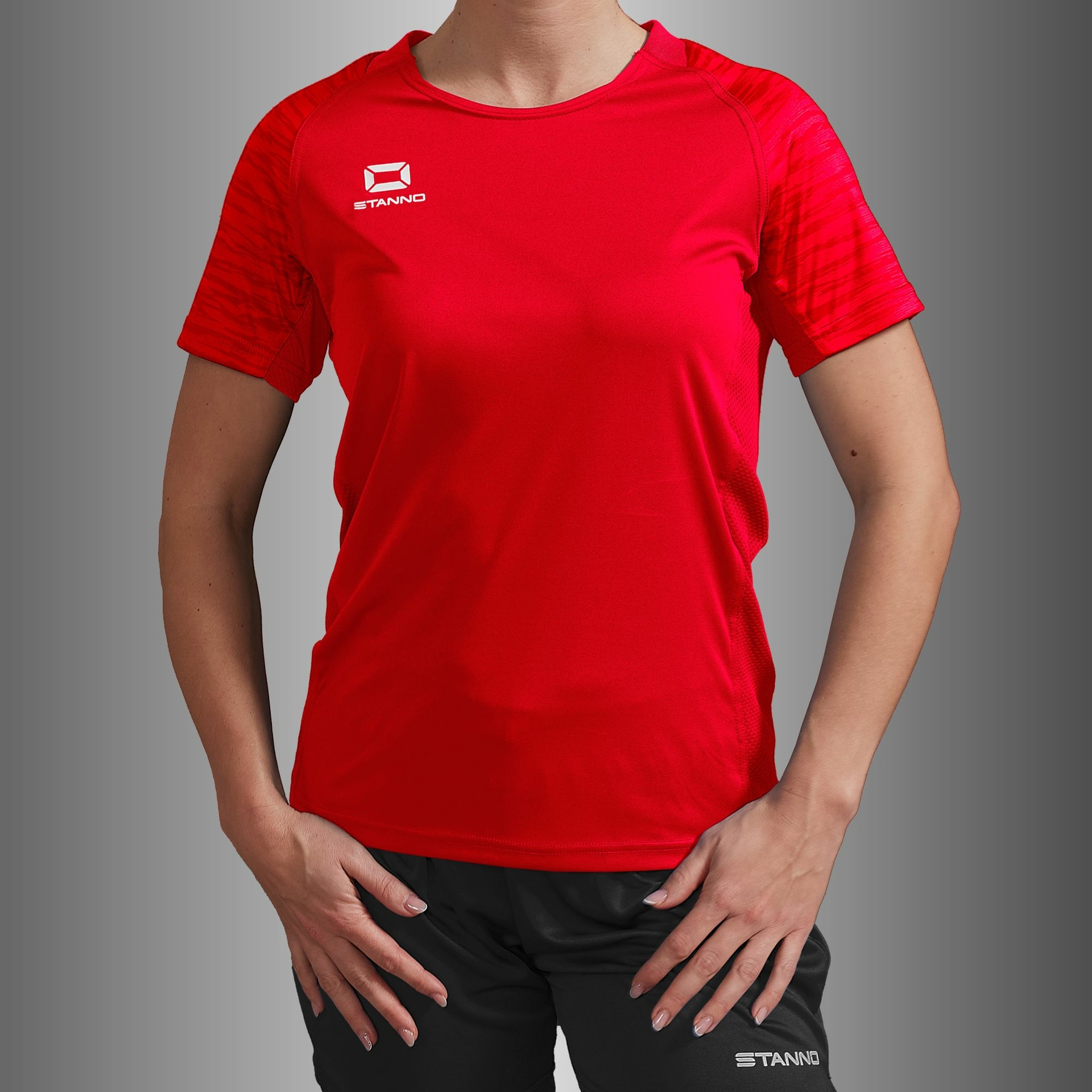 Stanno Bolt shirt dames - rood, foto 2 van 6