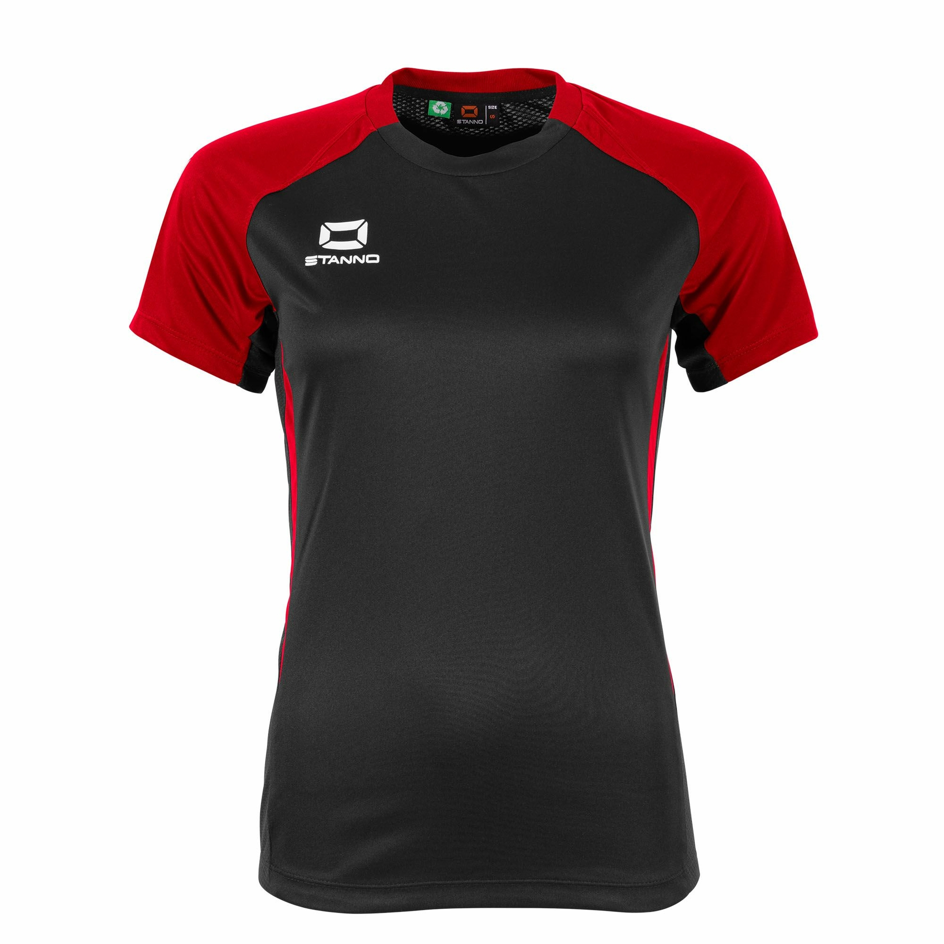 Stanno Stadio shirt dames - zwart/rood, foto 6 van 6