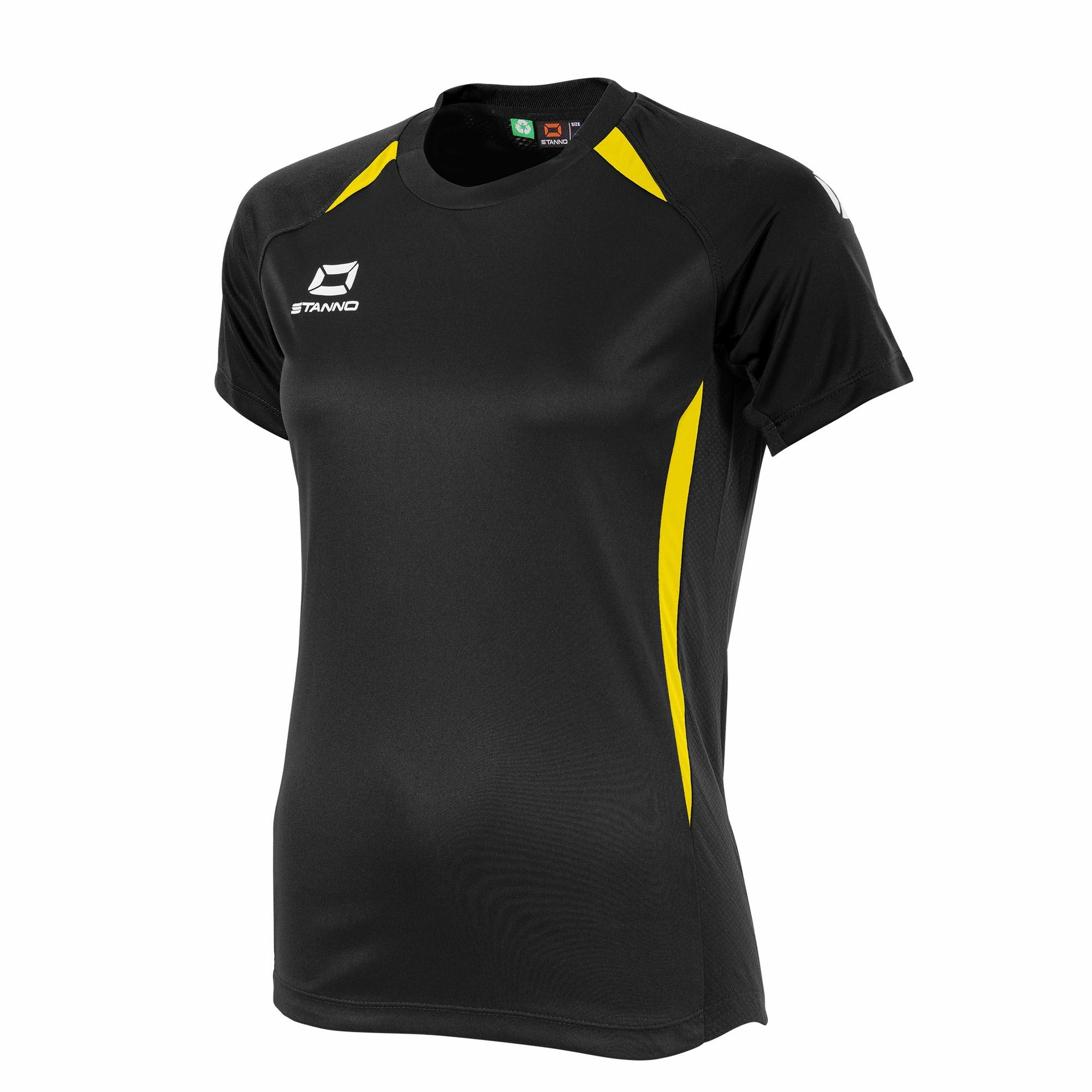 Stanno Stadio shirt dames - zwart/geel