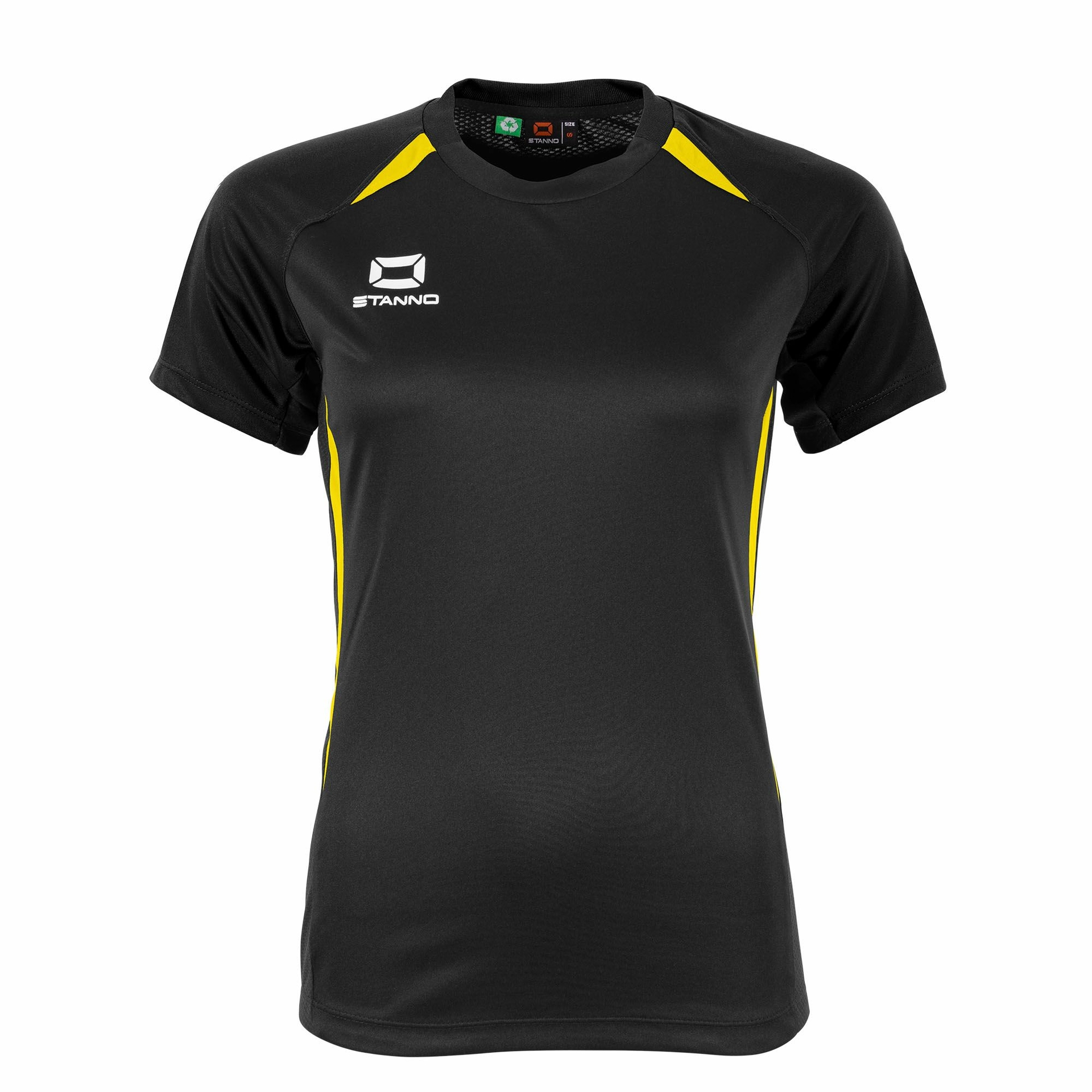 Stanno Stadio shirt dames - zwart/geel, foto 3 van 6