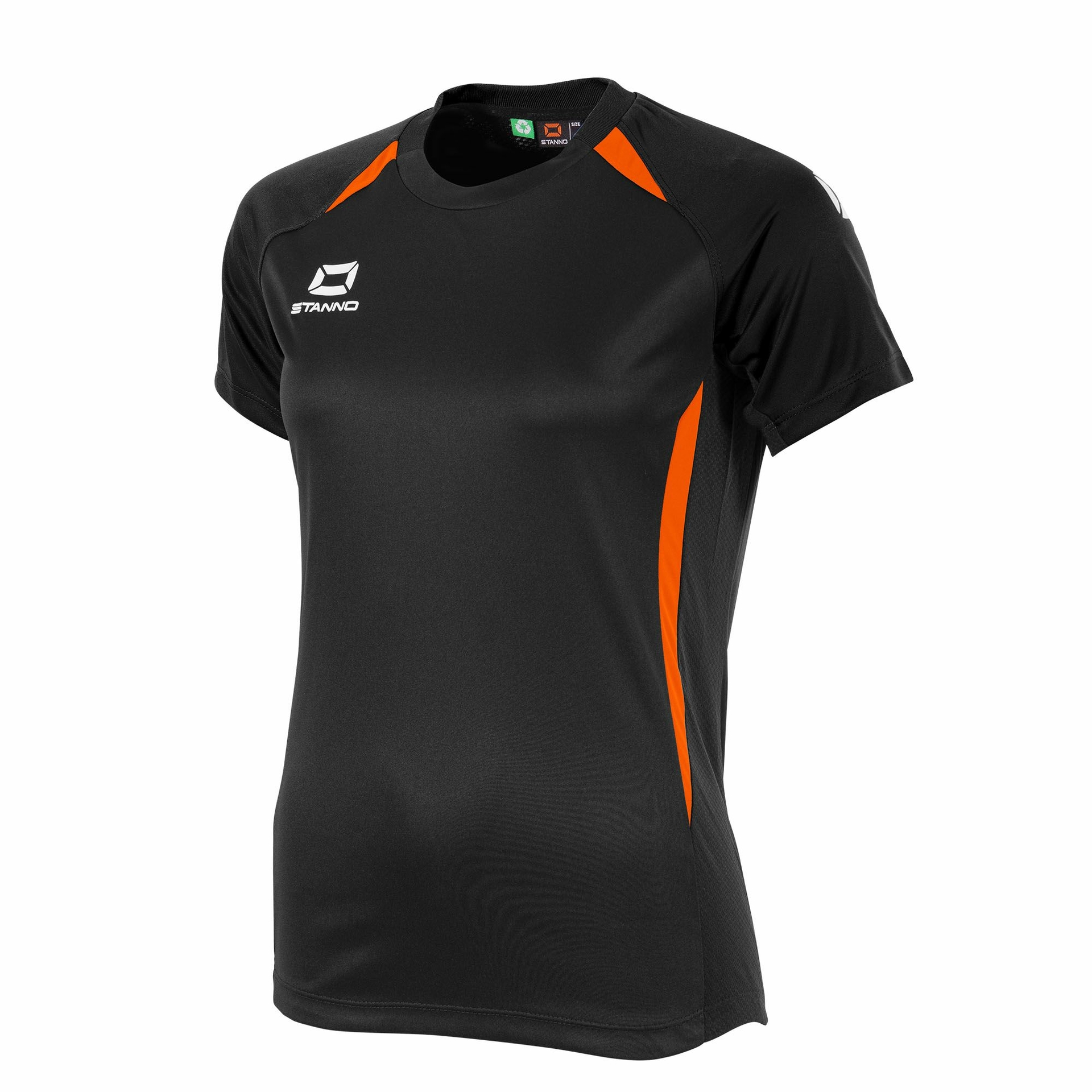 Stanno Stadio shirt dames - zwart/oranje