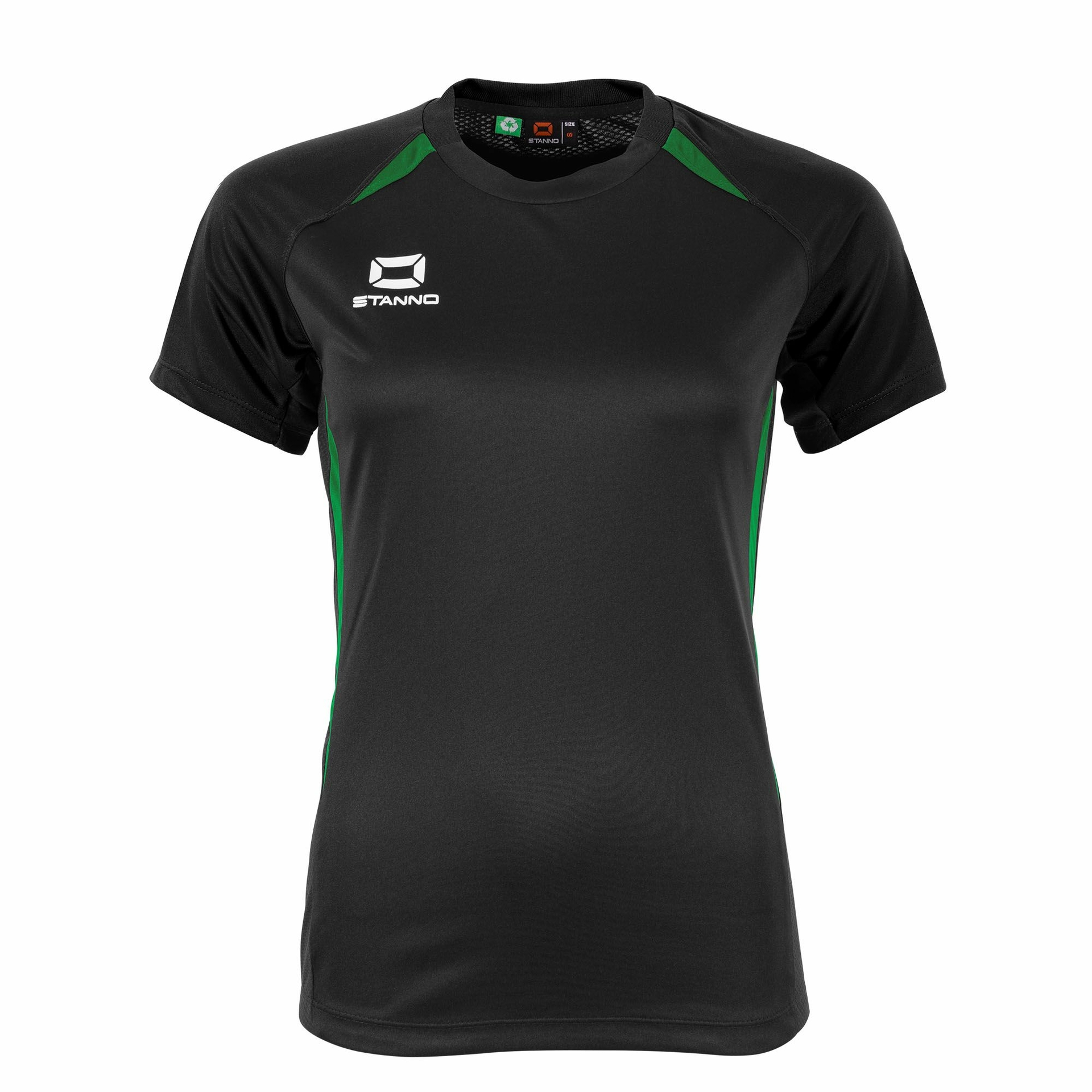 Stanno Stadio shirt dames - zwart/groen, foto 4 van 6