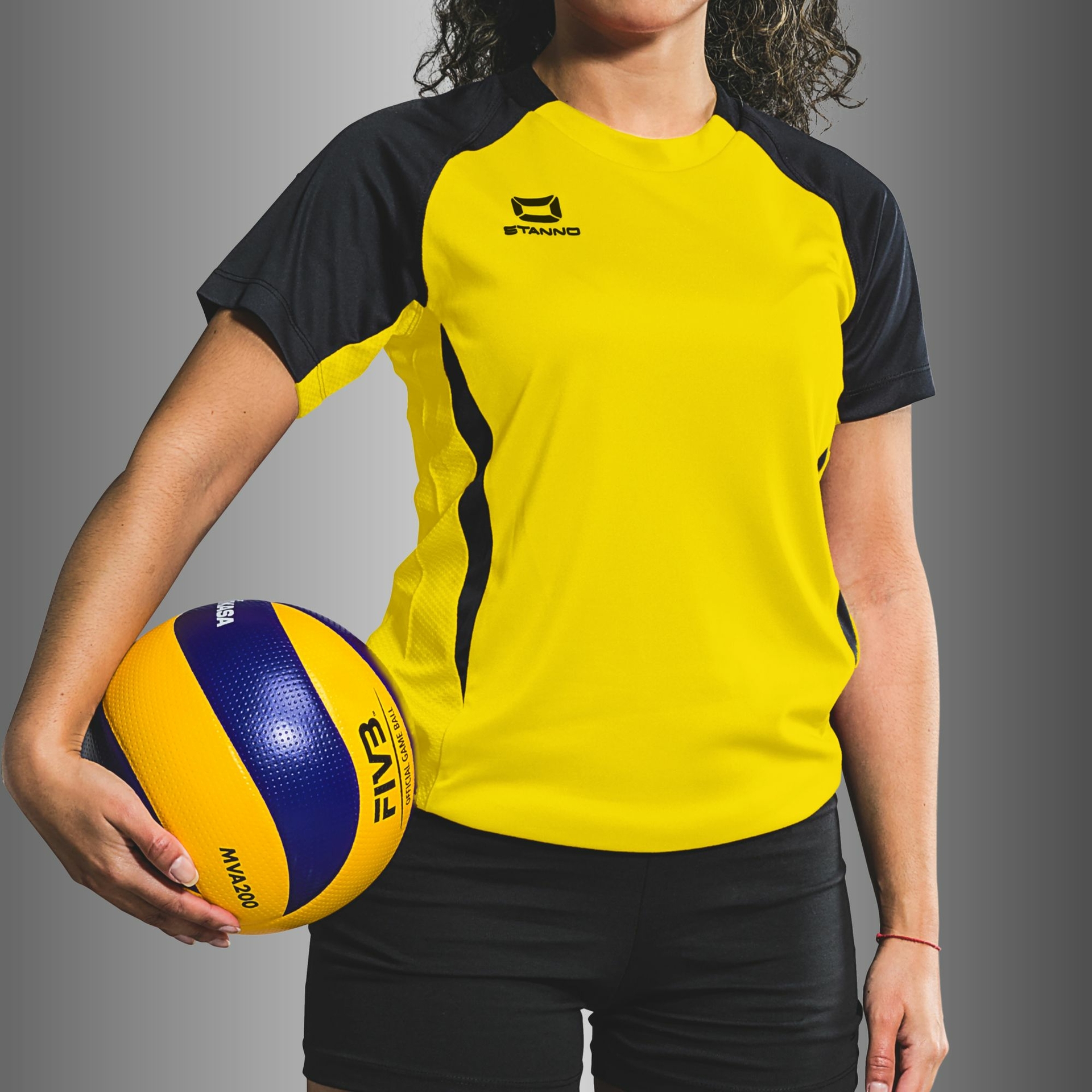 Stanno Stadio shirt dames - geel, foto 2 van 6