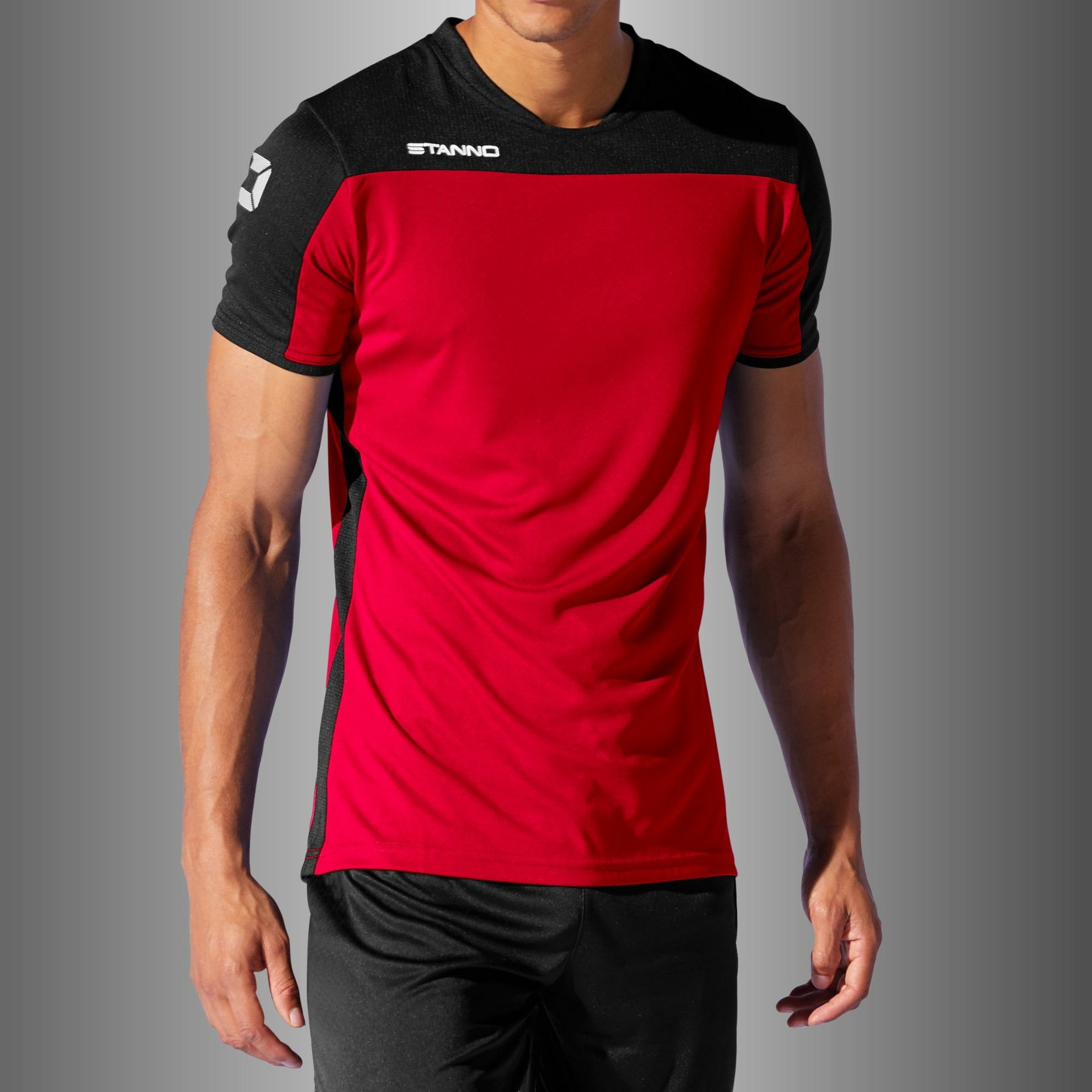 Stanno Pride shirt - rood/zwart, foto 2 van 6