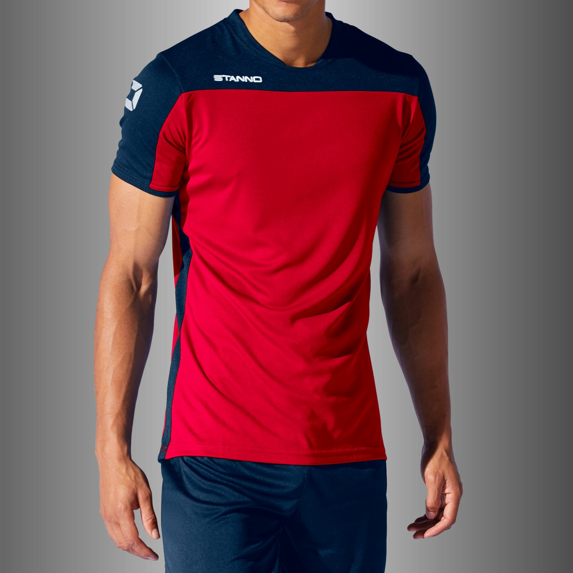 Stanno Pride shirt - rood/navy, foto 2 van 6