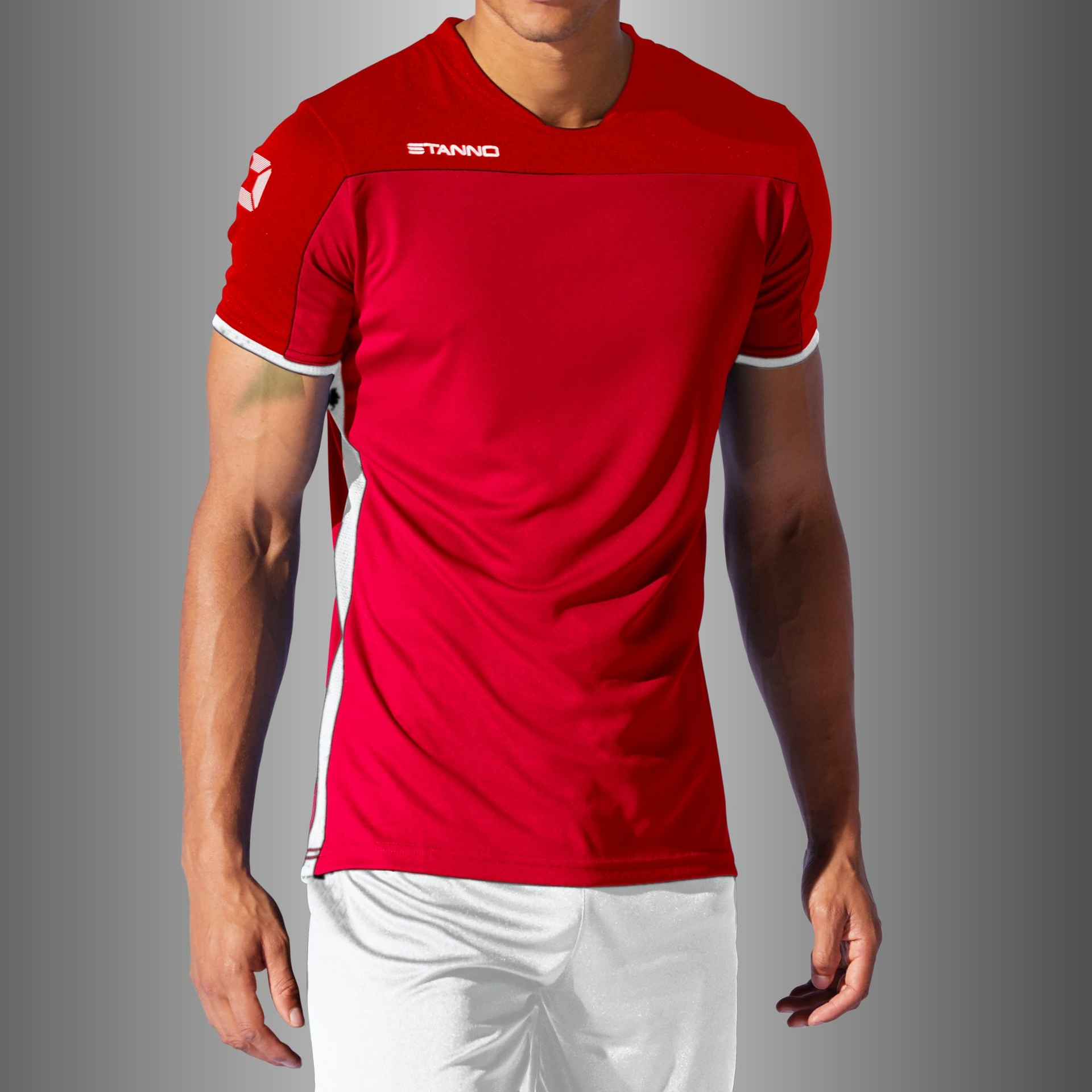 Stanno Pride shirt - rood/wit, foto 2 van 6