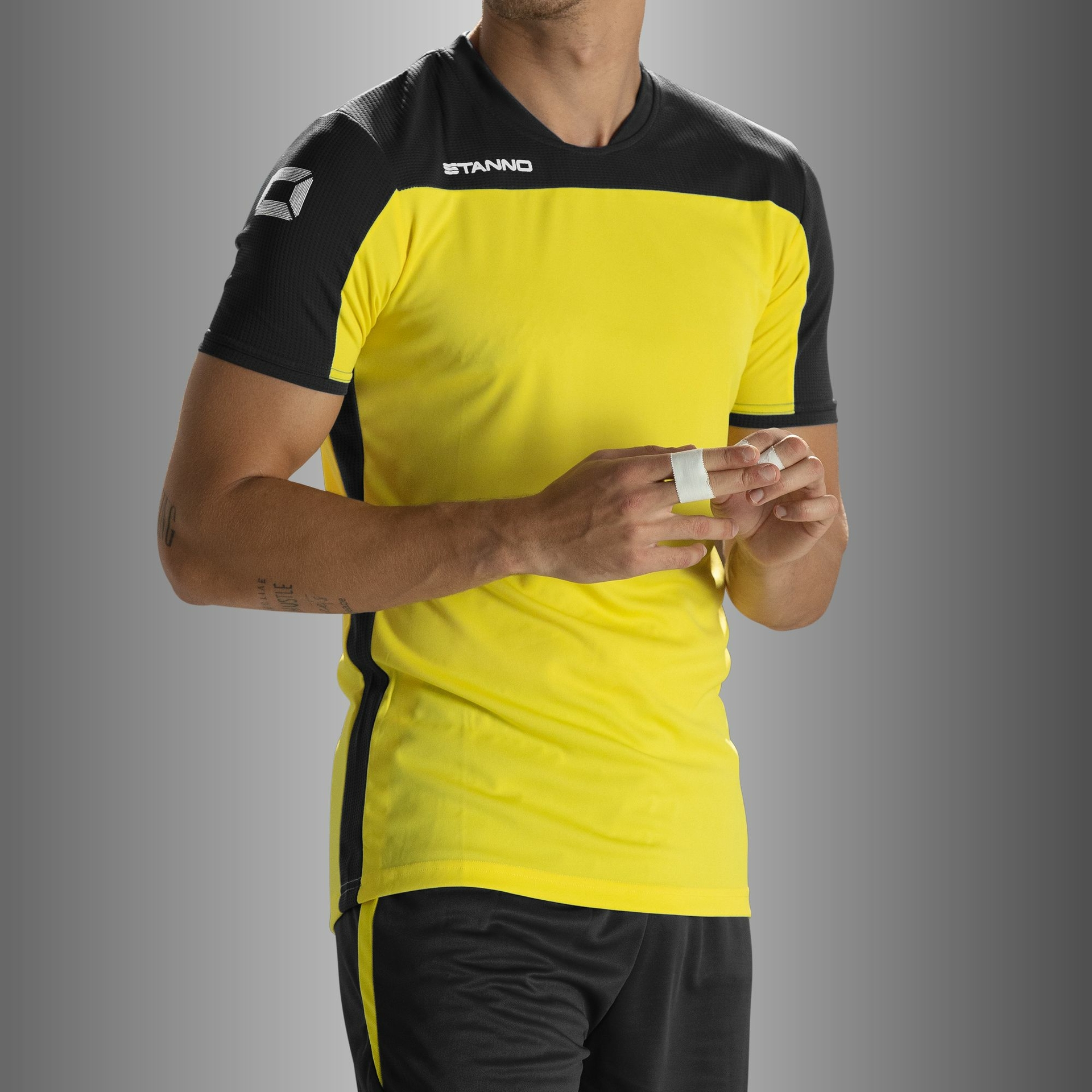 Stanno Pride shirt - geel/zwart, foto 2 van 6