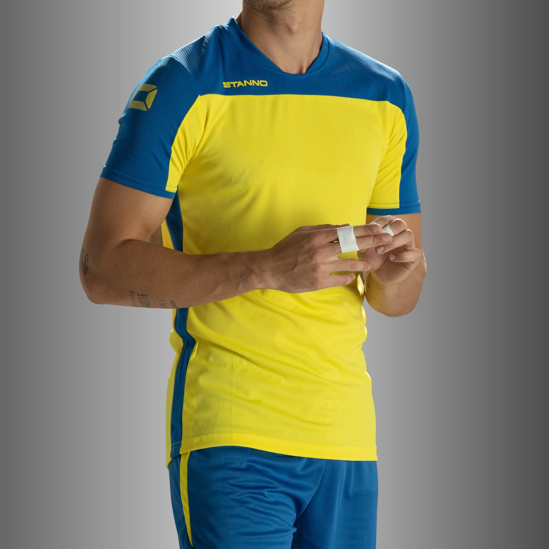 Stanno Pride shirt - geel/blauw, foto 2 van 6