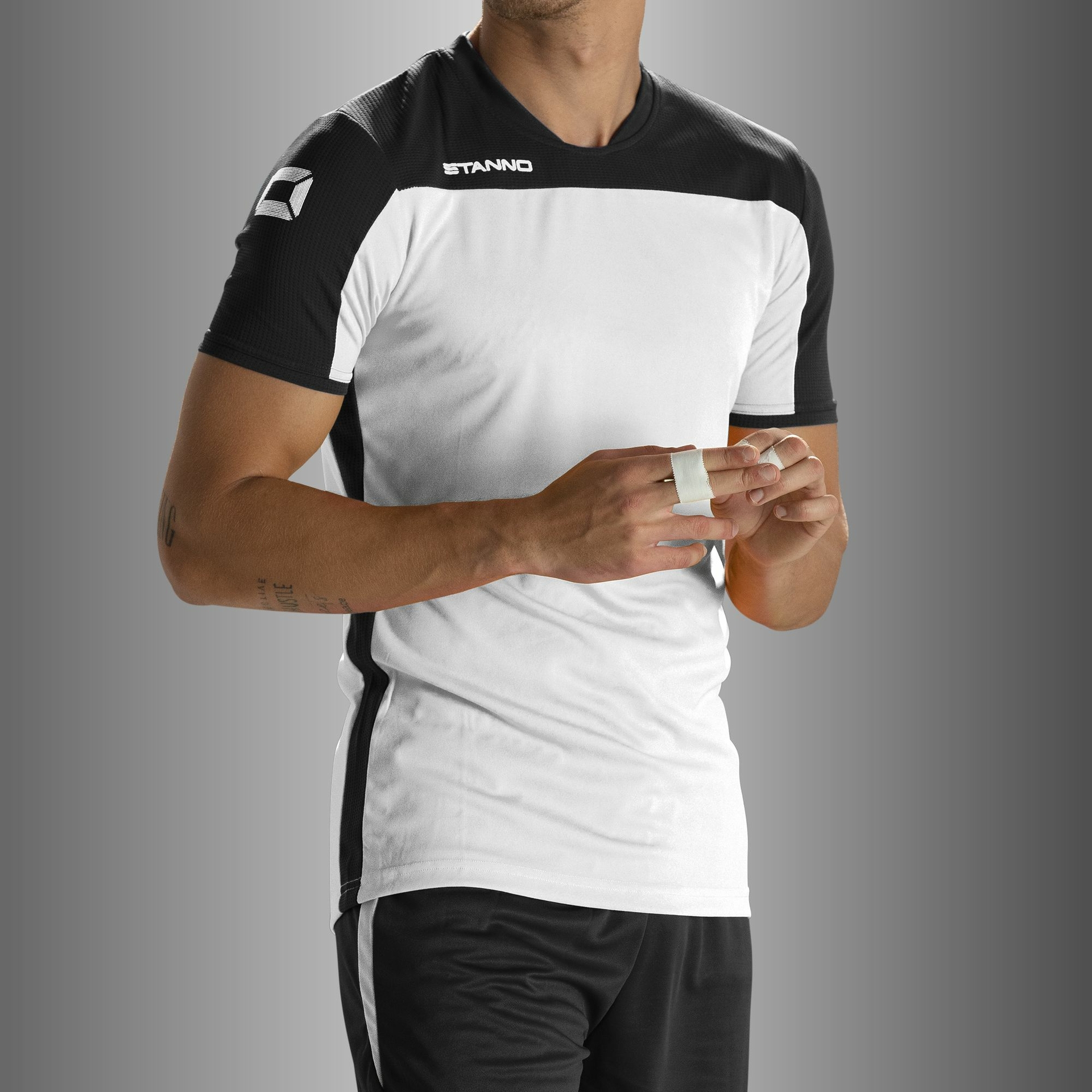 Stanno Pride shirt - wit/zwart, foto 2 van 6